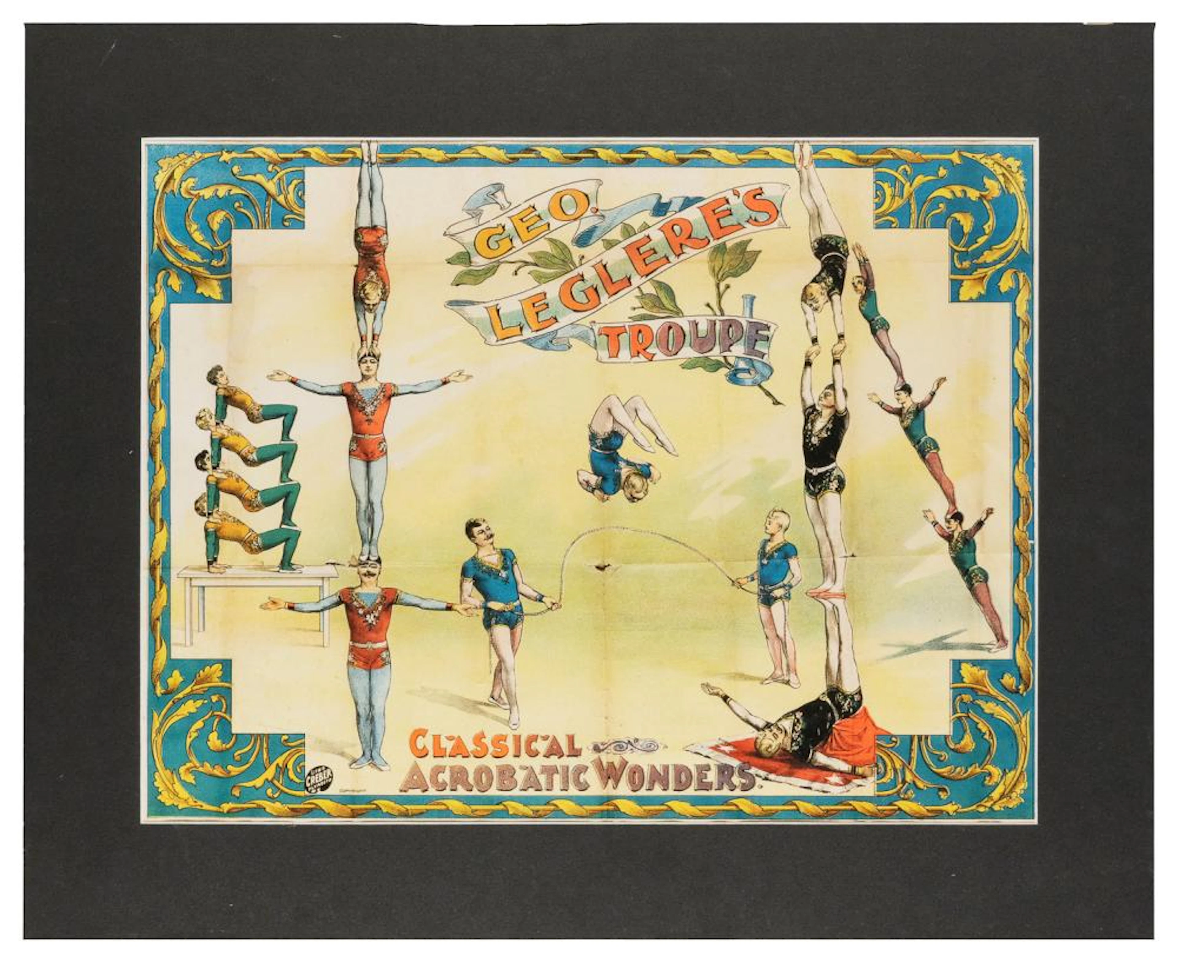 Geo. Leglere?s Troupe Classical Acrobatic Wonders. Plymouth...