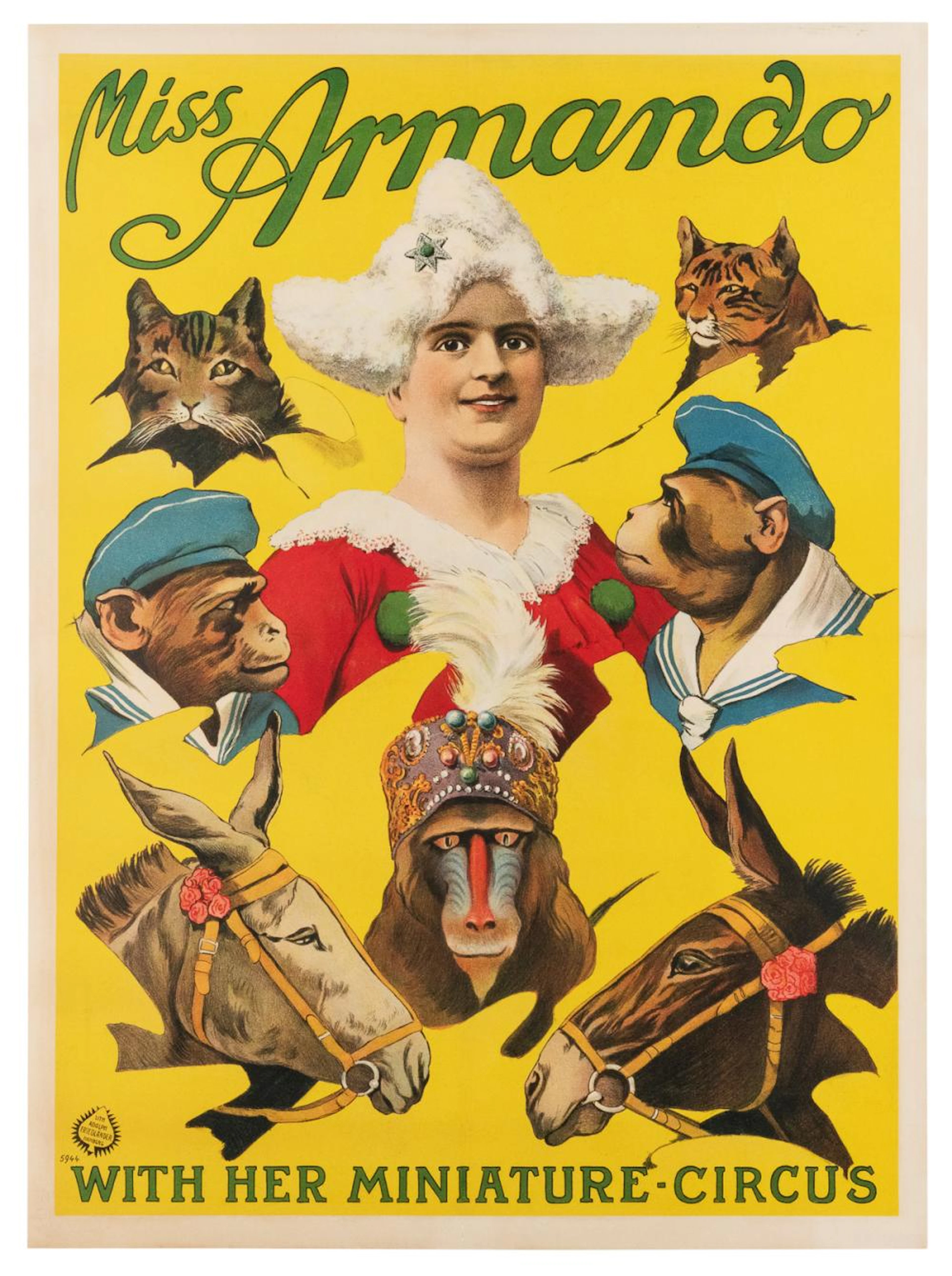Miss Armando with Her Miniature Circus. Hamburg: Adolf Frie...