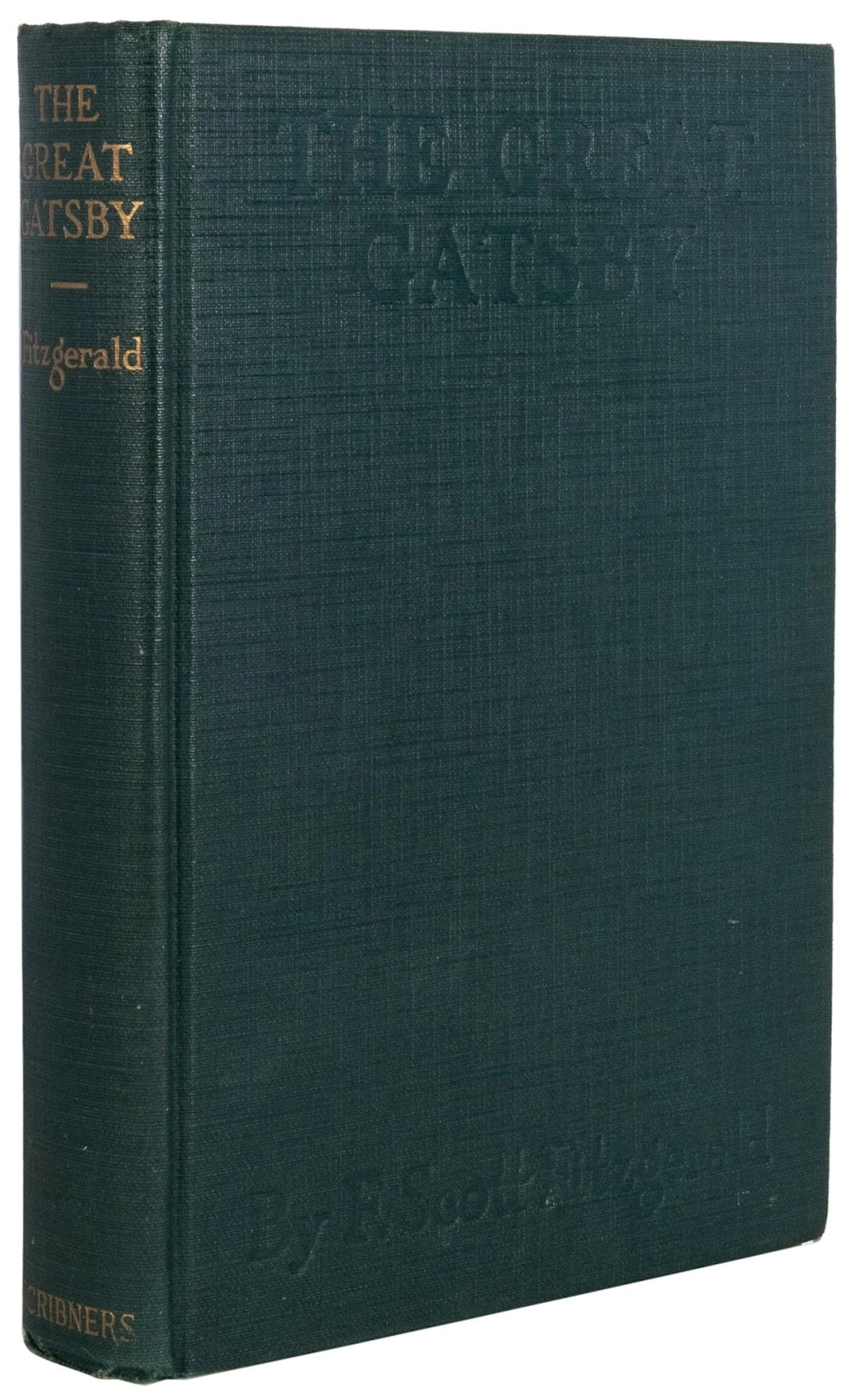 FITZGERALD, F. Scott (1896-1940). The Great Gatsby. New Yor...