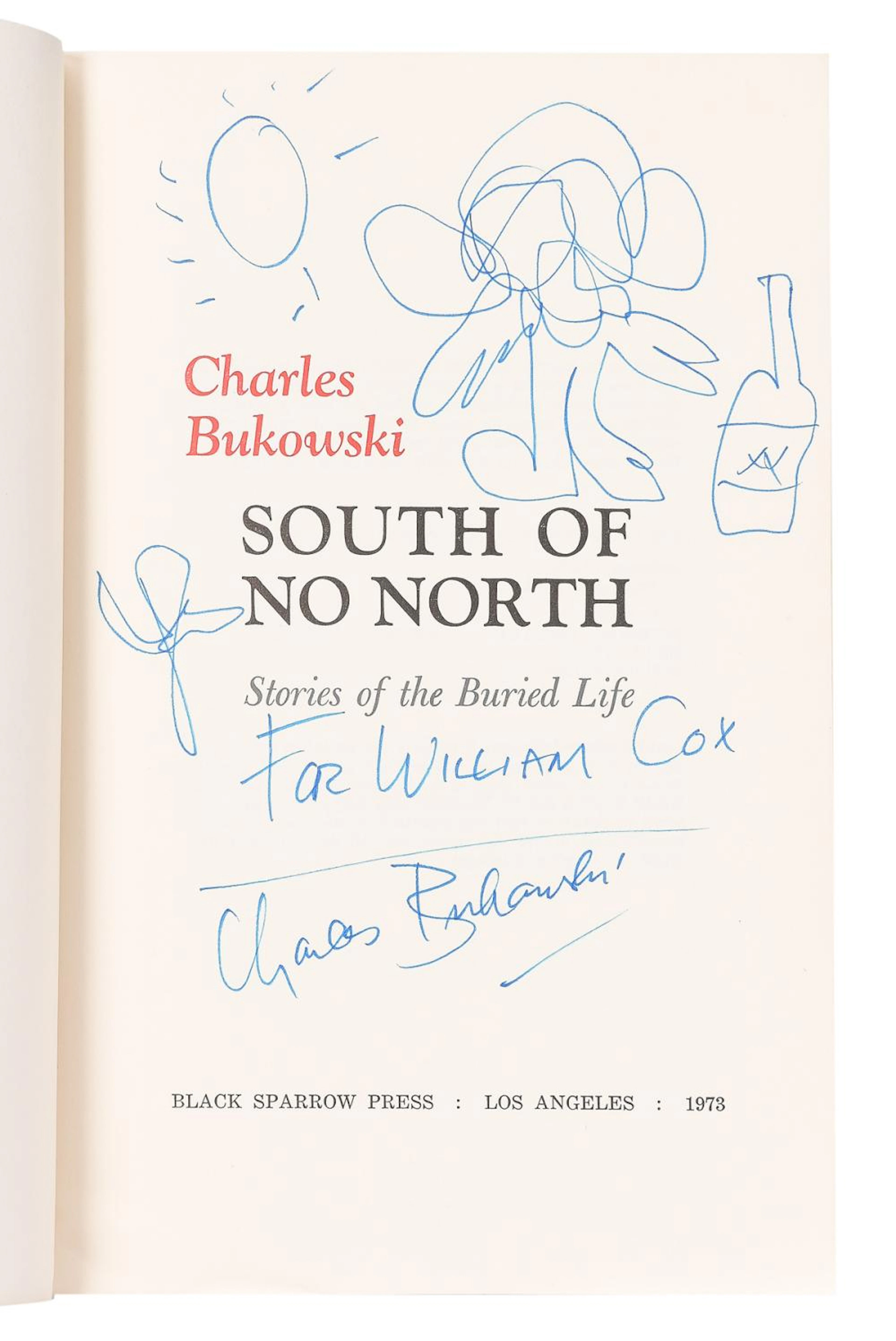 BUKOWSKI, Charles (1920-1994). South of No North: Stories o...