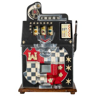 Mills 5 Cent Castle Front Slot Machine. Chicago, 1930s. Cla...