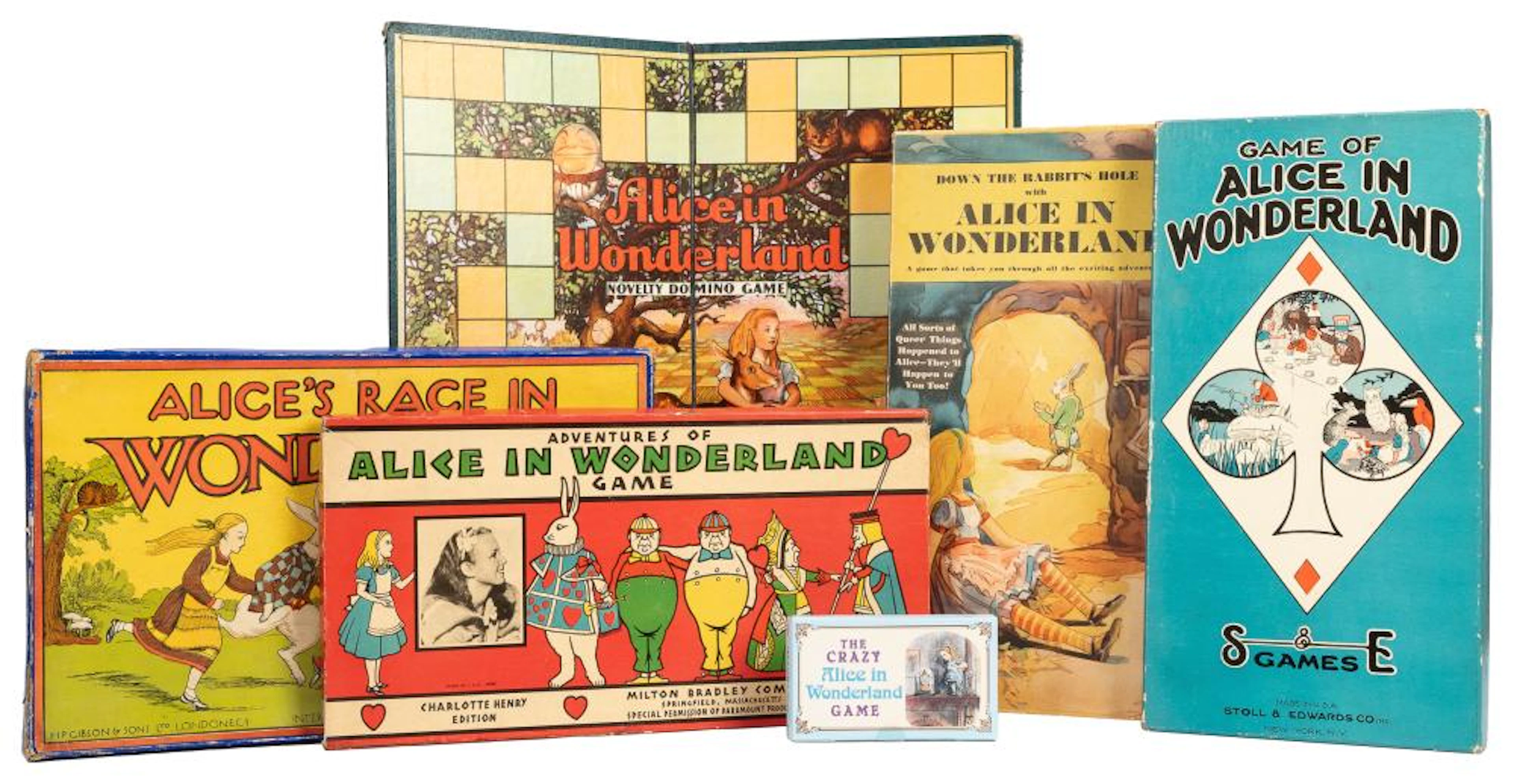 [GAMES]. A group of four vintage board games, including: