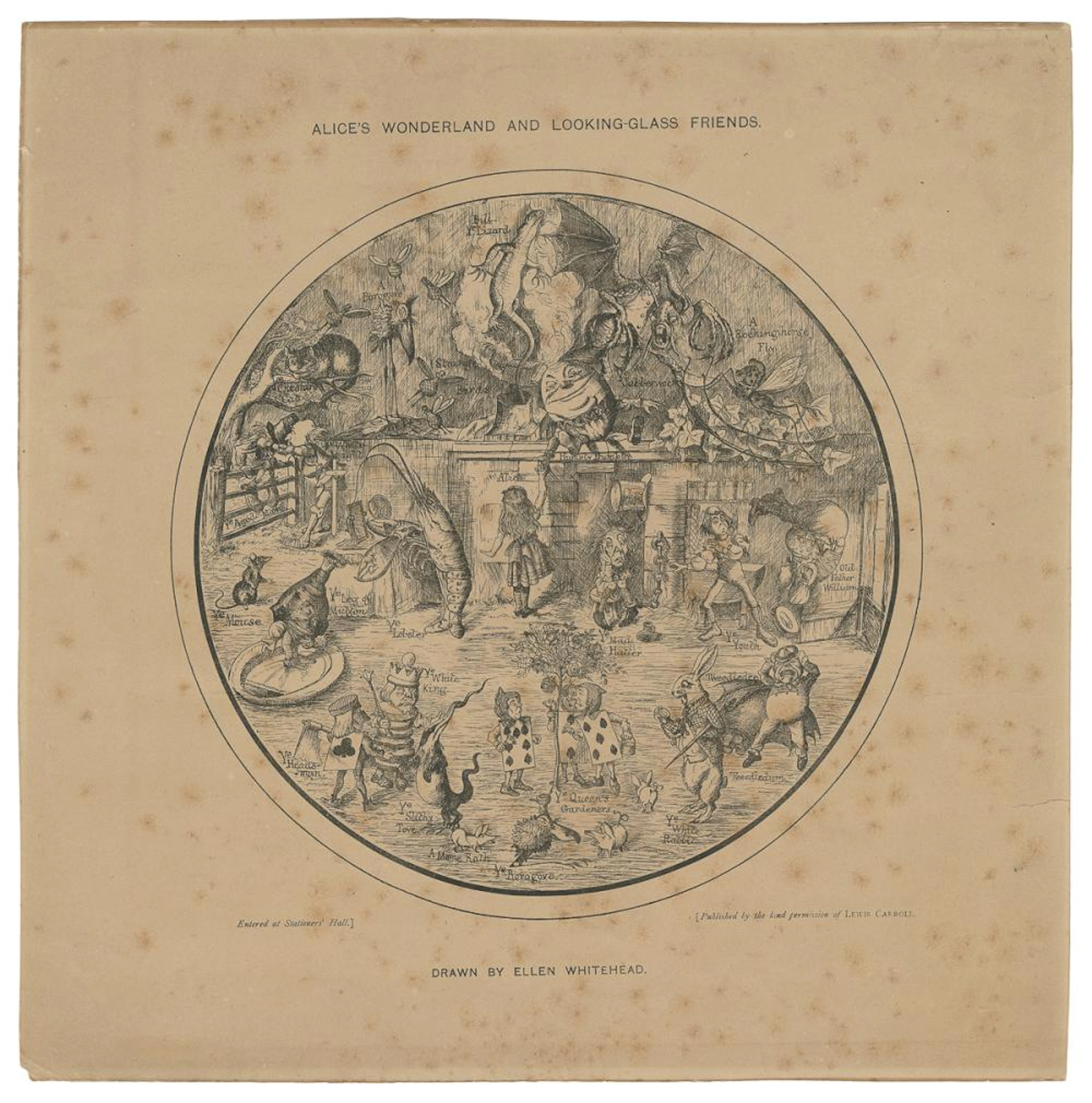[WHITEHEAD, Ellen, artist]. -- DODGSON, Charles Lutwidge (?...