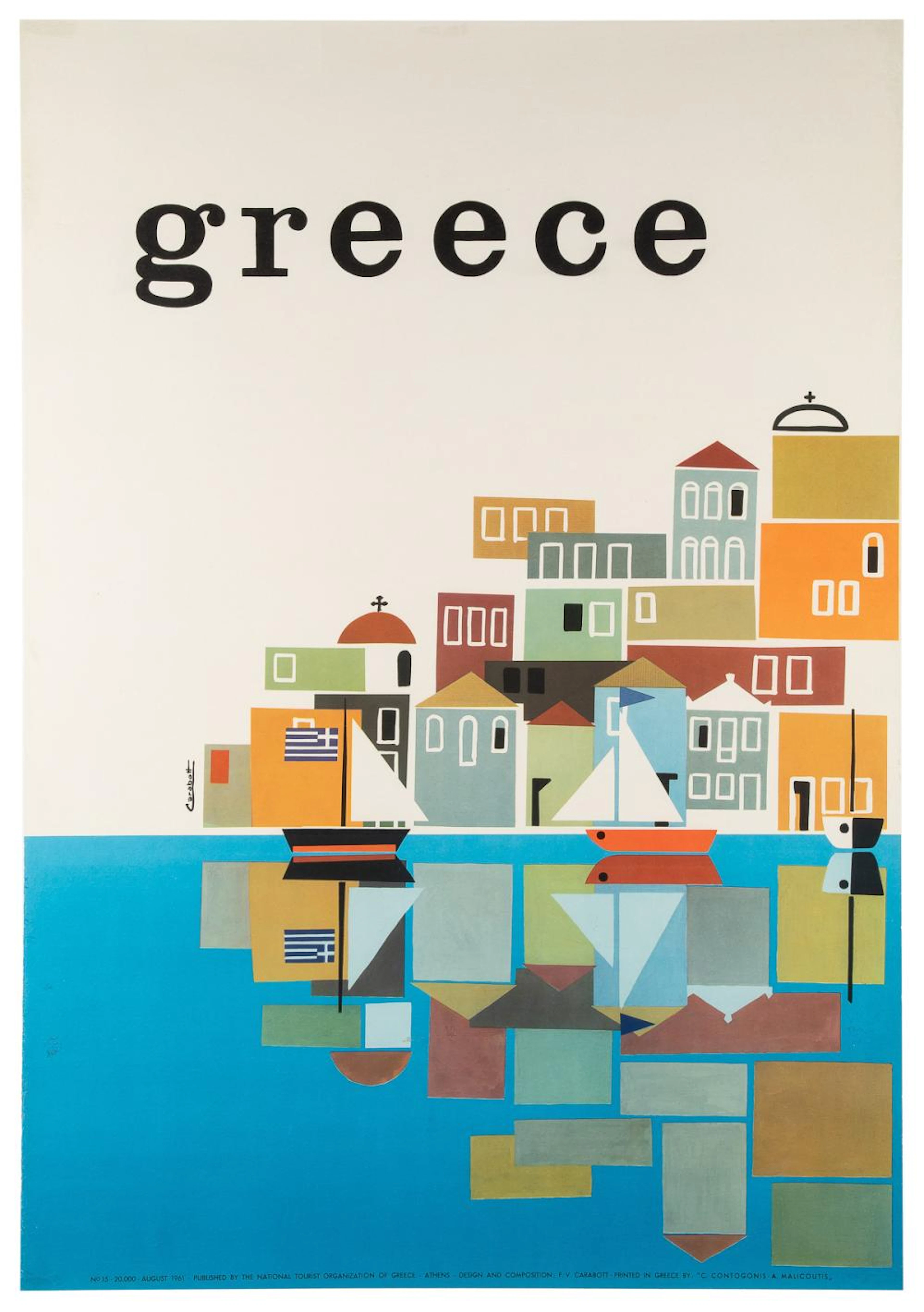 CARABOTT, Frederick Vincent (1924-2011). Greece. 1961. Athe...