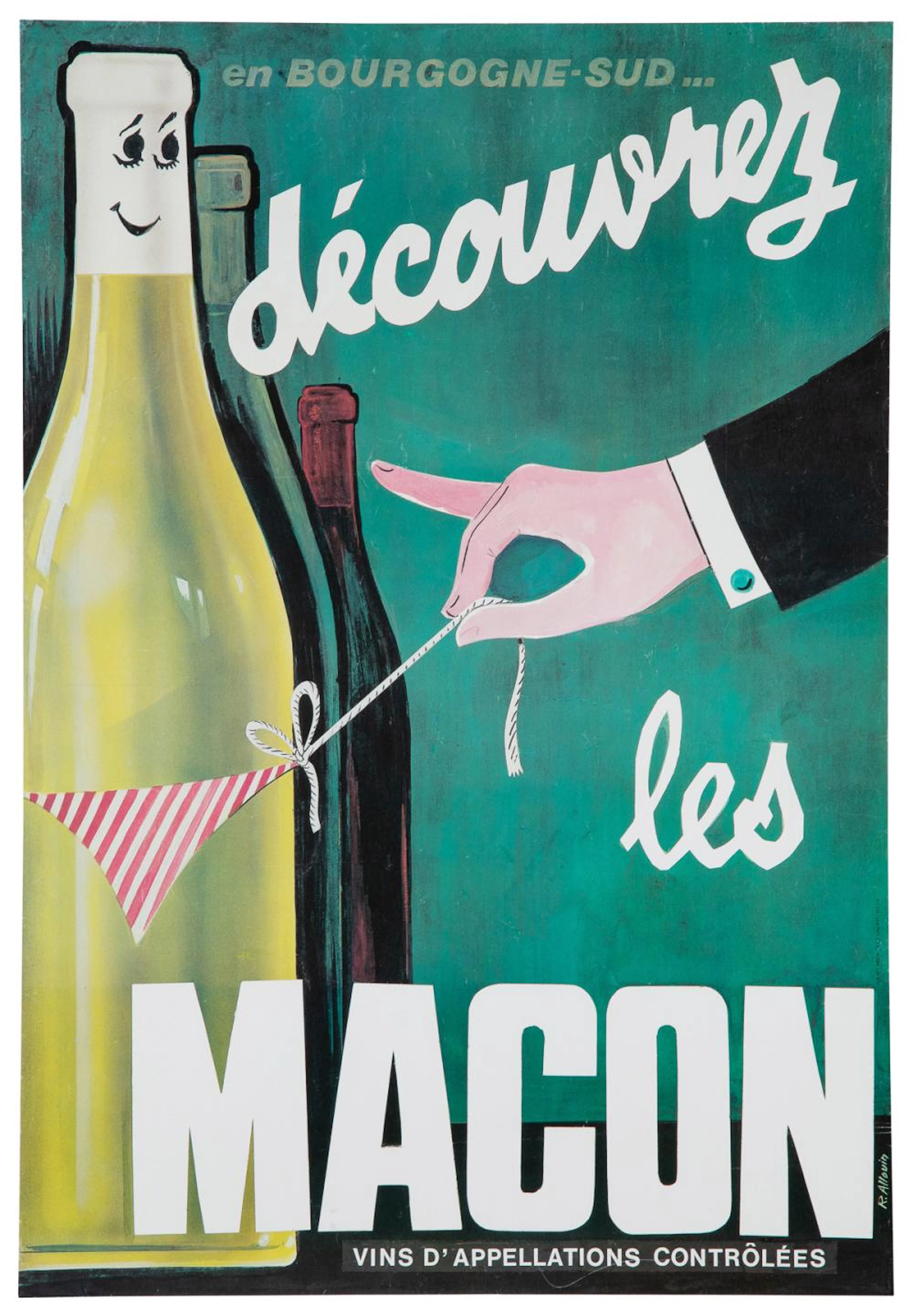 ALLOUIN, R. Decouvrez les Macon. France, ca. 1960s. Color p...