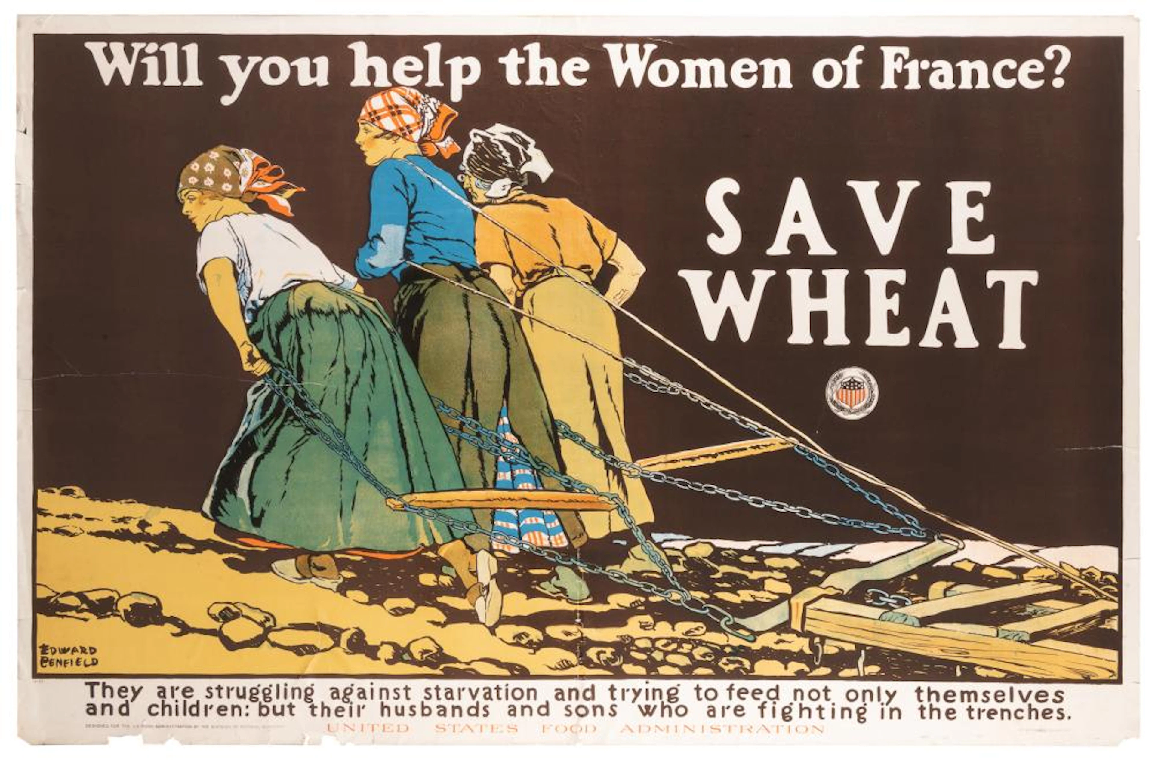 PENFIELD, Edward (1866?1925). Will You Help the Women of Fr...