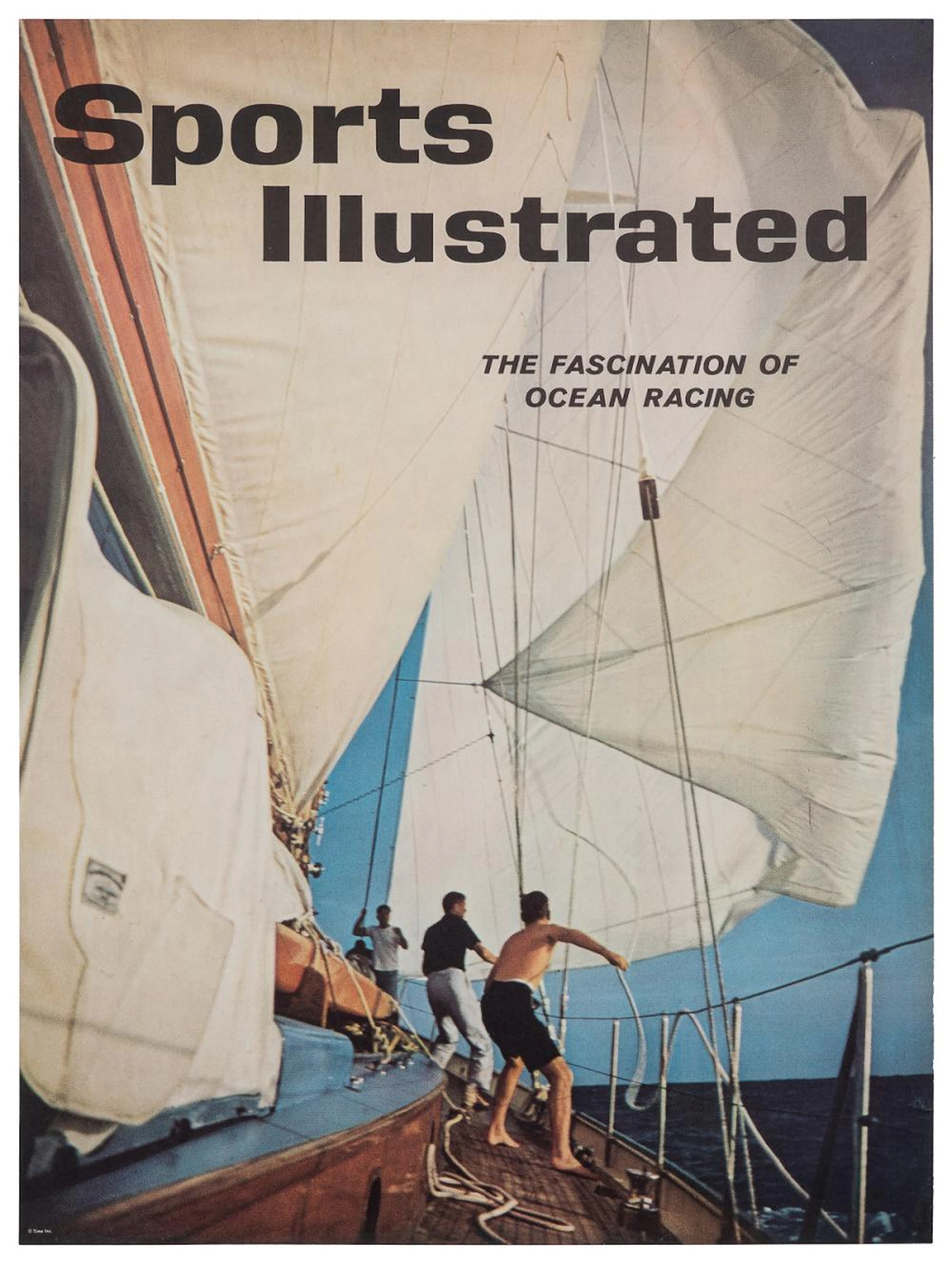 Sports Illustrated. Group of 5 newsstand posters. Time, Inc...