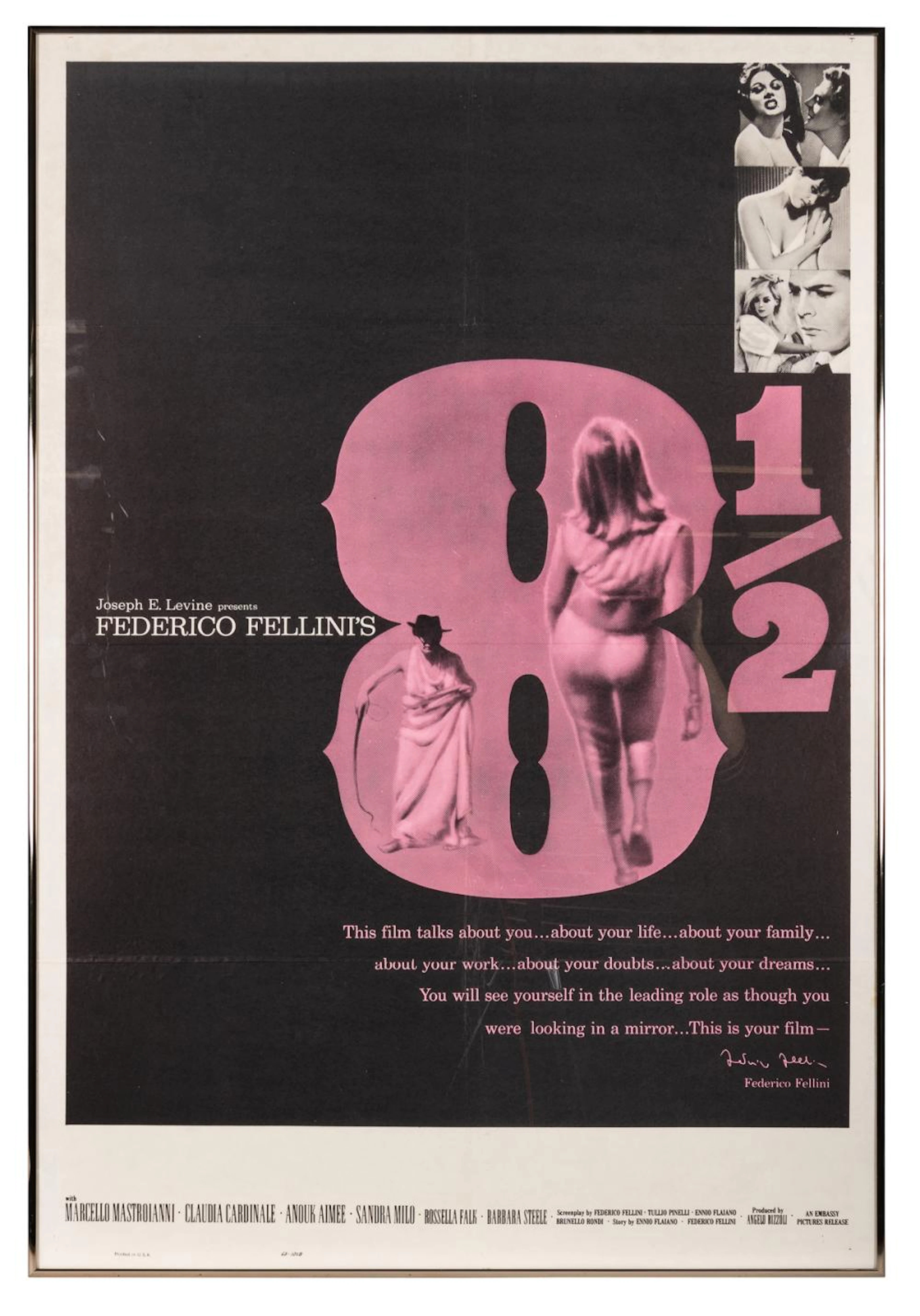 8 ½. USA: Embassy Pictures, 1963. Directed by Federico Fell...