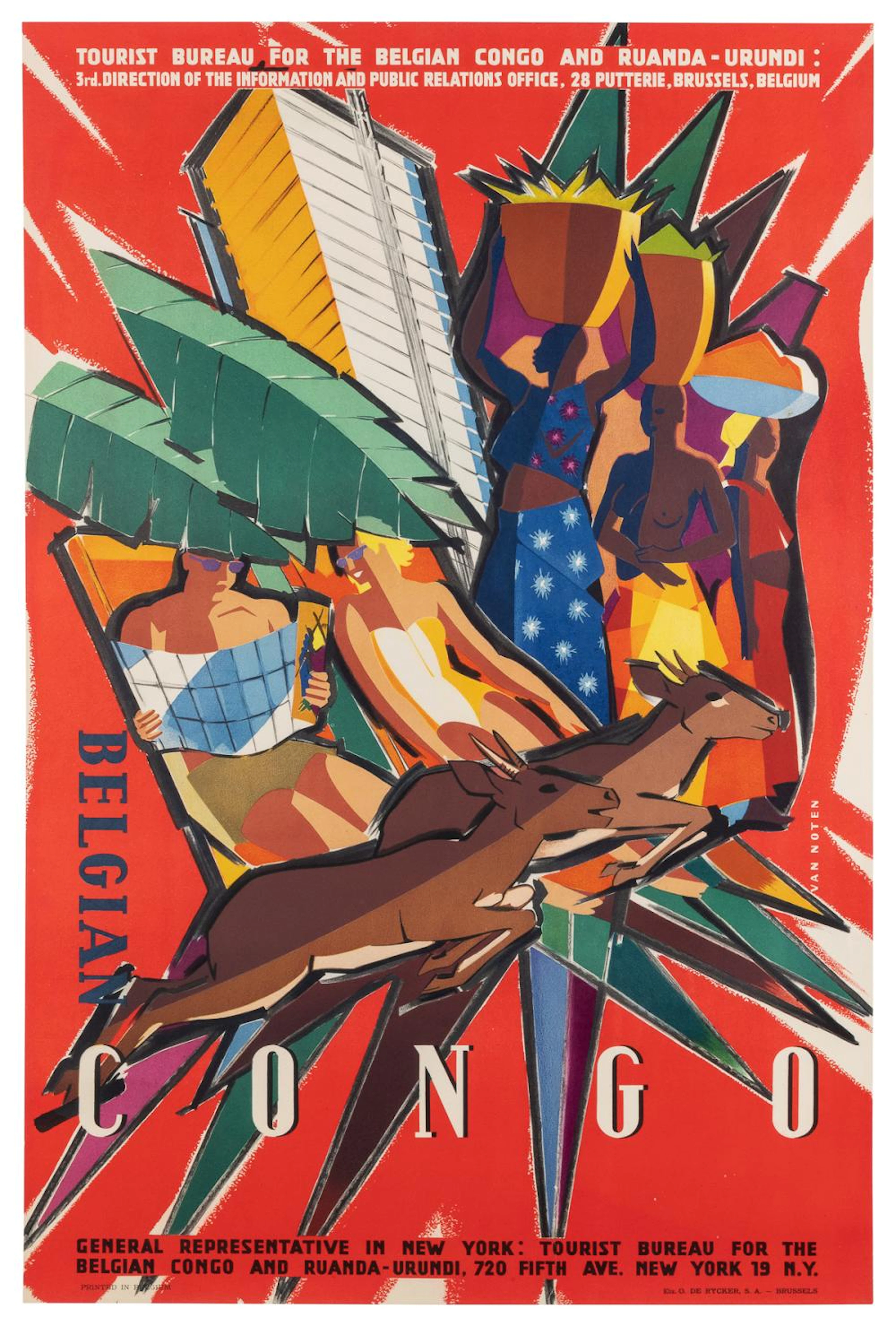VAN NOTEN, Jean (1903-1982). Belgian Congo. Brussels: O. De...