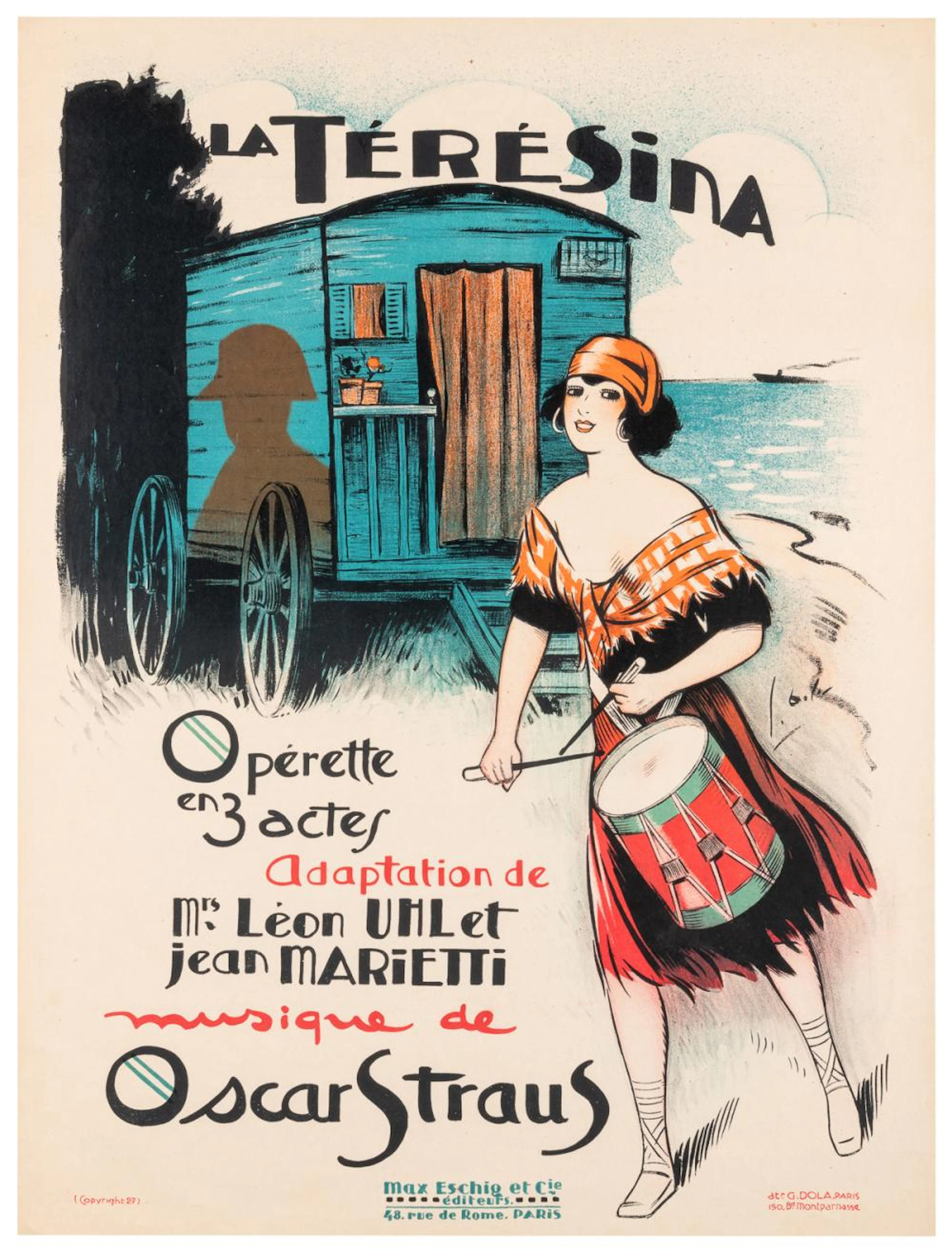 DOLA, Georges (1872-1950). La Teresina / Operette en 3 Acte...