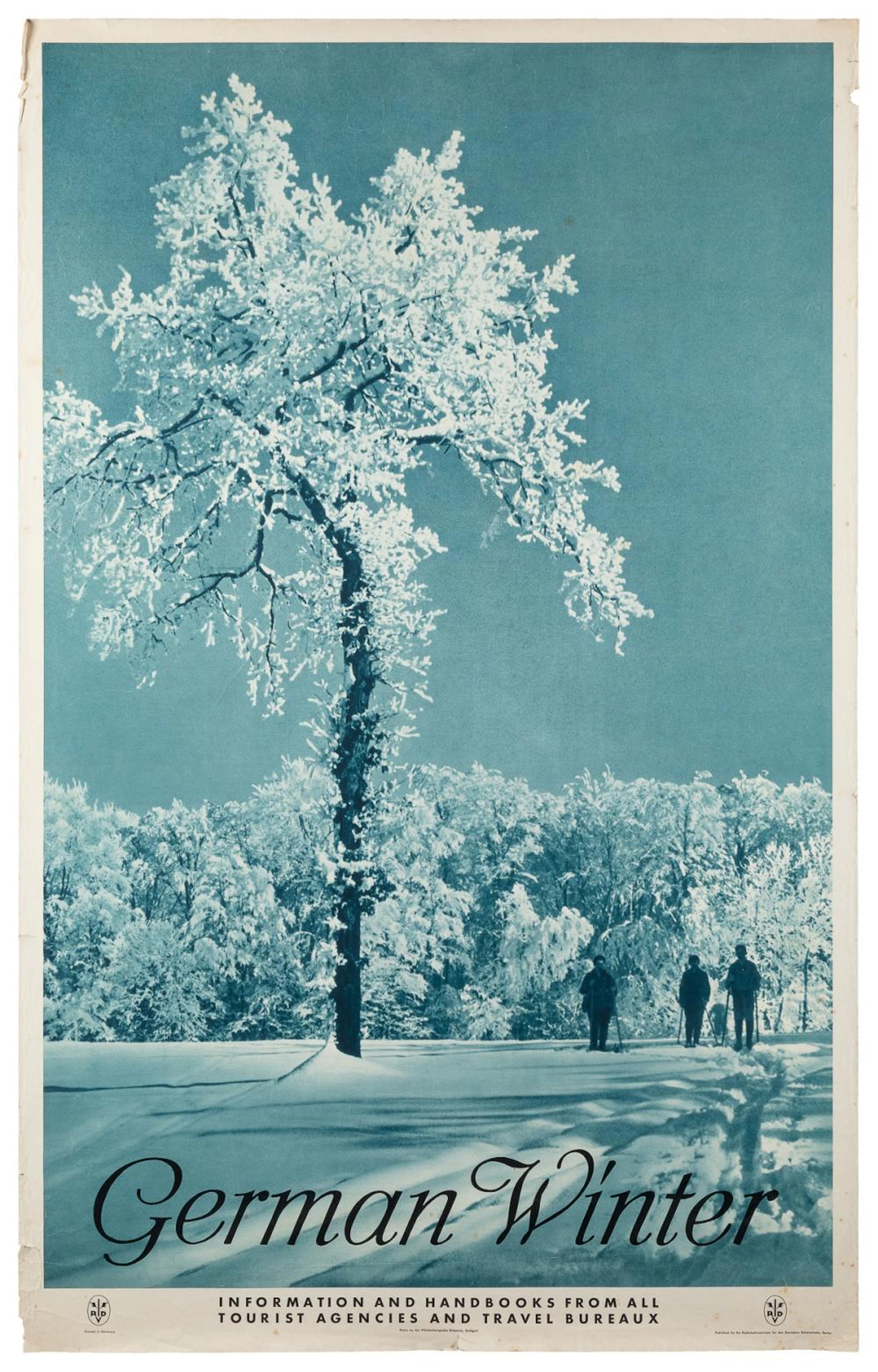 Collection of 21 European and Japanese Travel Posters. Circ...