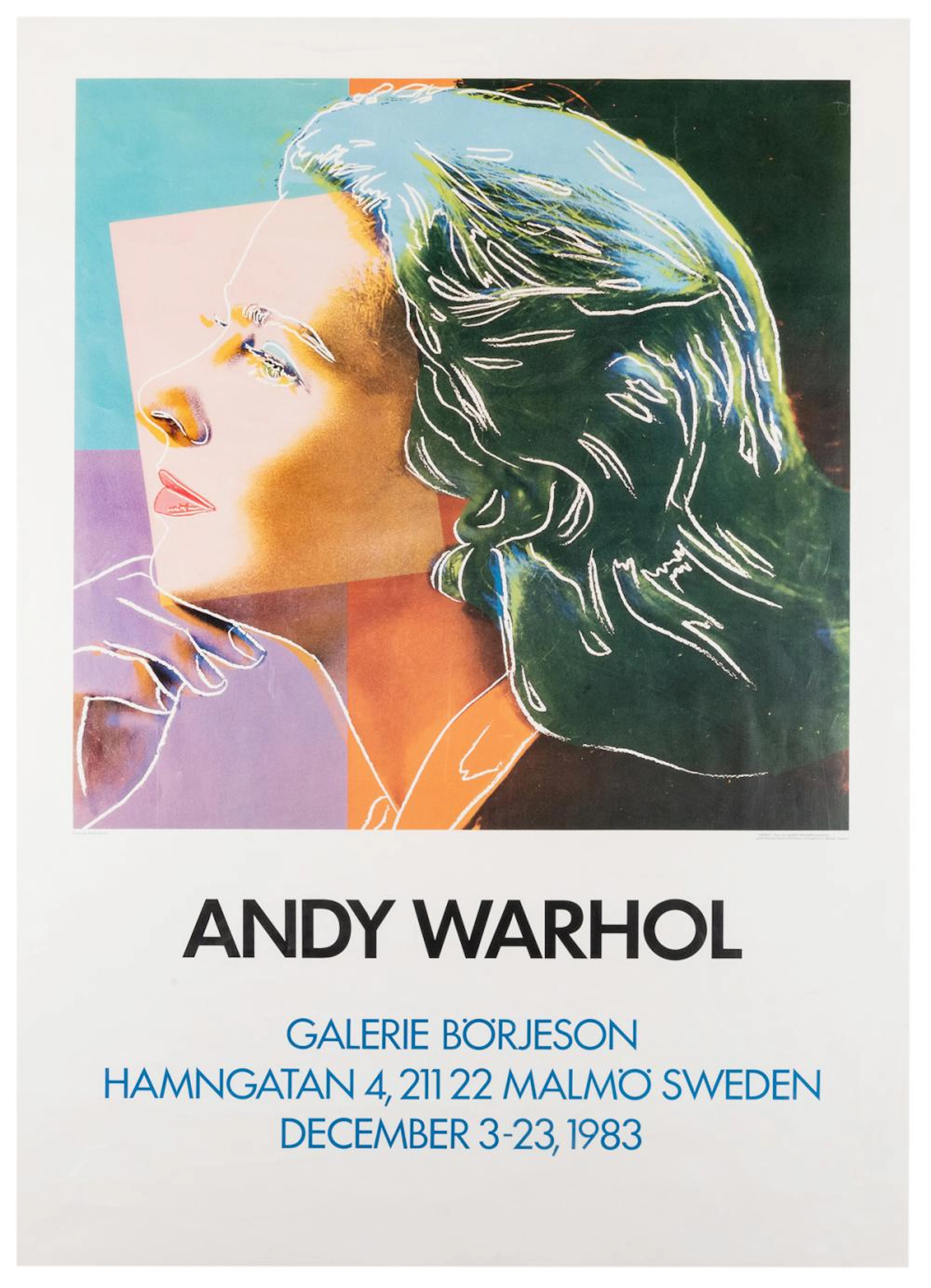 WARHOL, Andy (1928-1987). Galerie Borjeson (?Herself,? from...