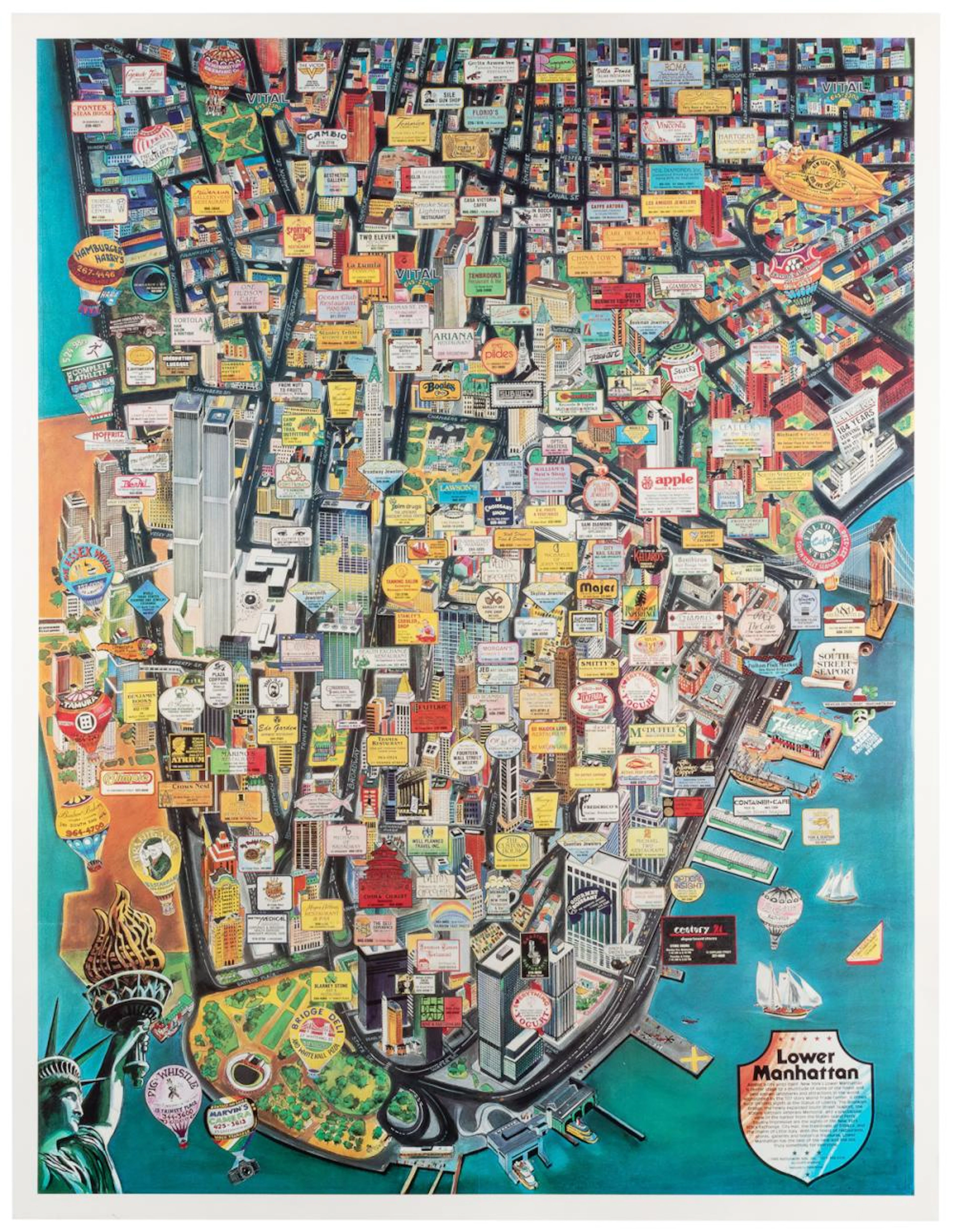 ew York / Lower Manhattan. 1986. U.S.A: Nationwide Adv., I...