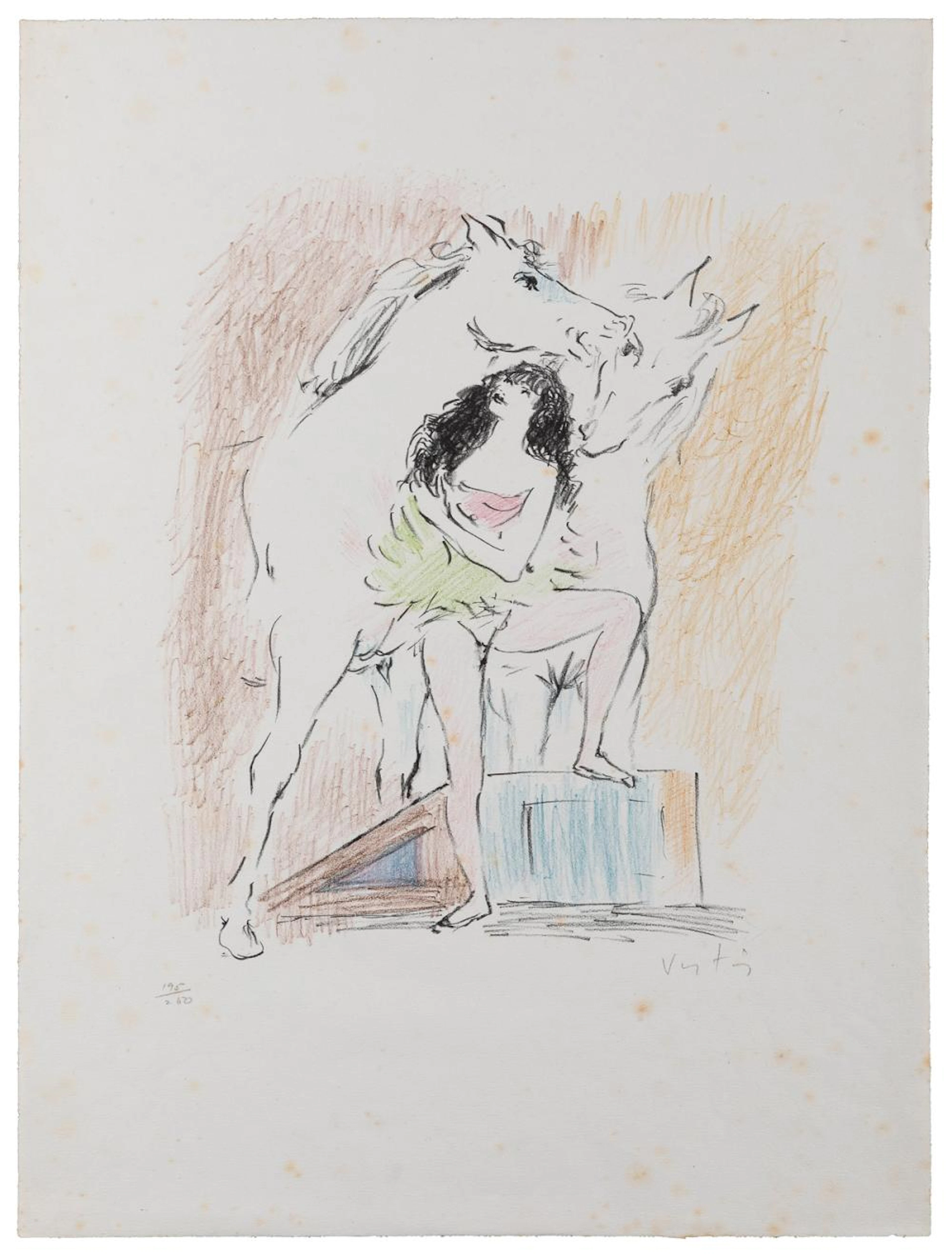 VERTÈS, Marcel (Hungarian-French, 1895-1961). Le Cirque 14 ...