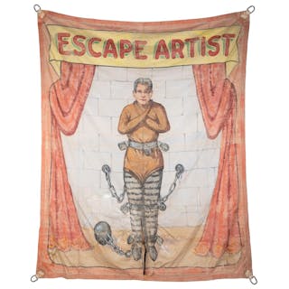 [SIDE SHOW BANNERS] JOHNSON, Fred G. (American, 1892-1990) ...