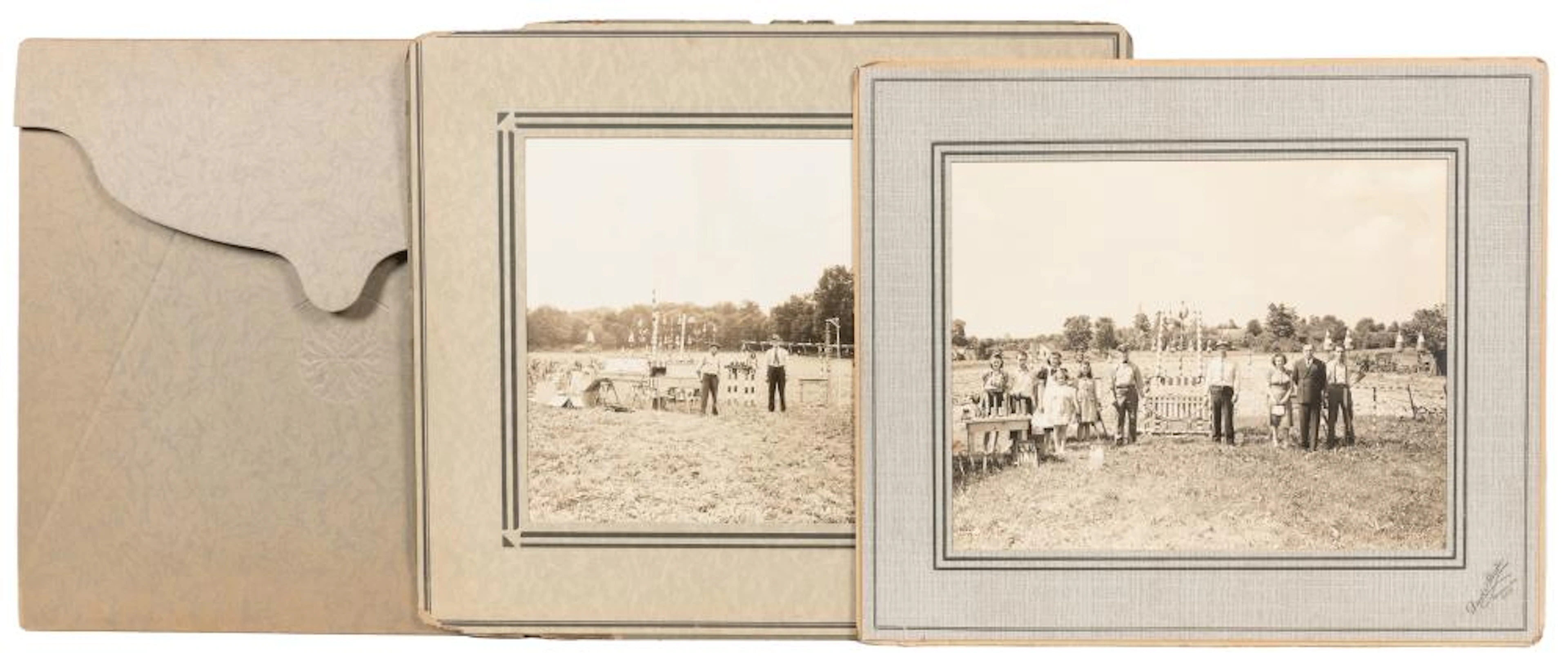 [PHOTOGRAPHS] (American, 20th century) Three Firework Displ...