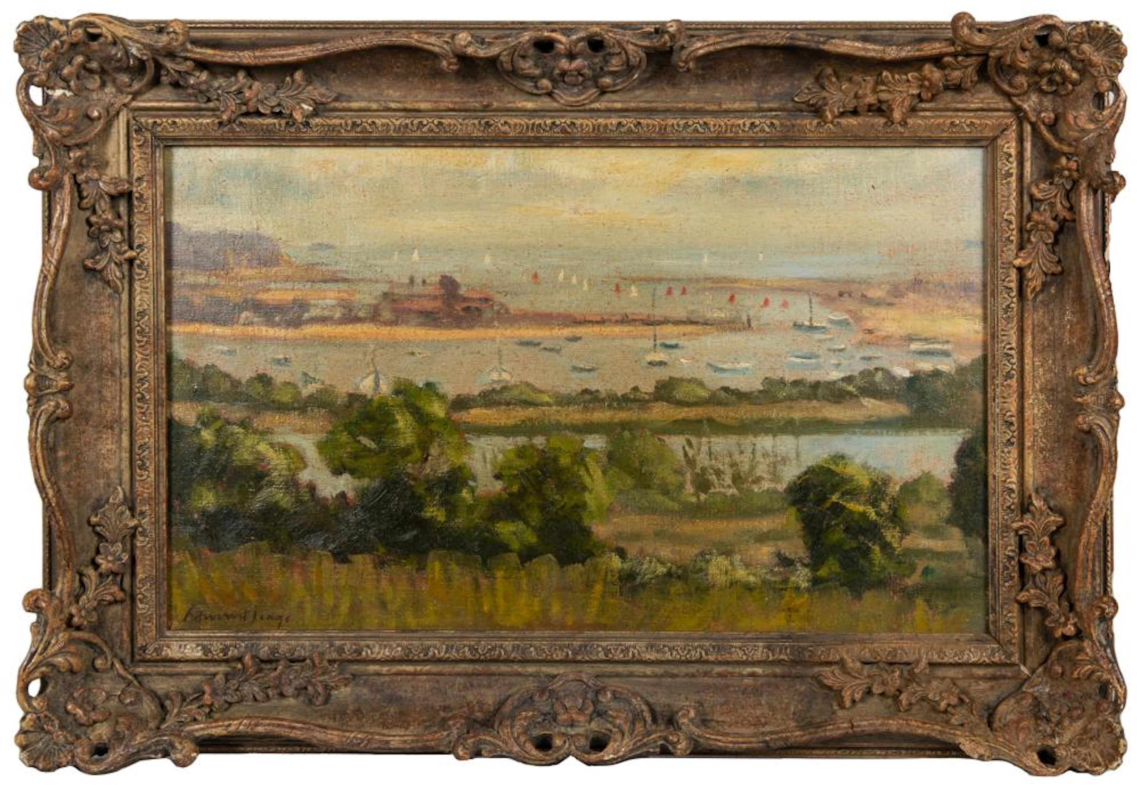 SEAGO, Edward (British, 1910-1974). River Landscape. [20th ...