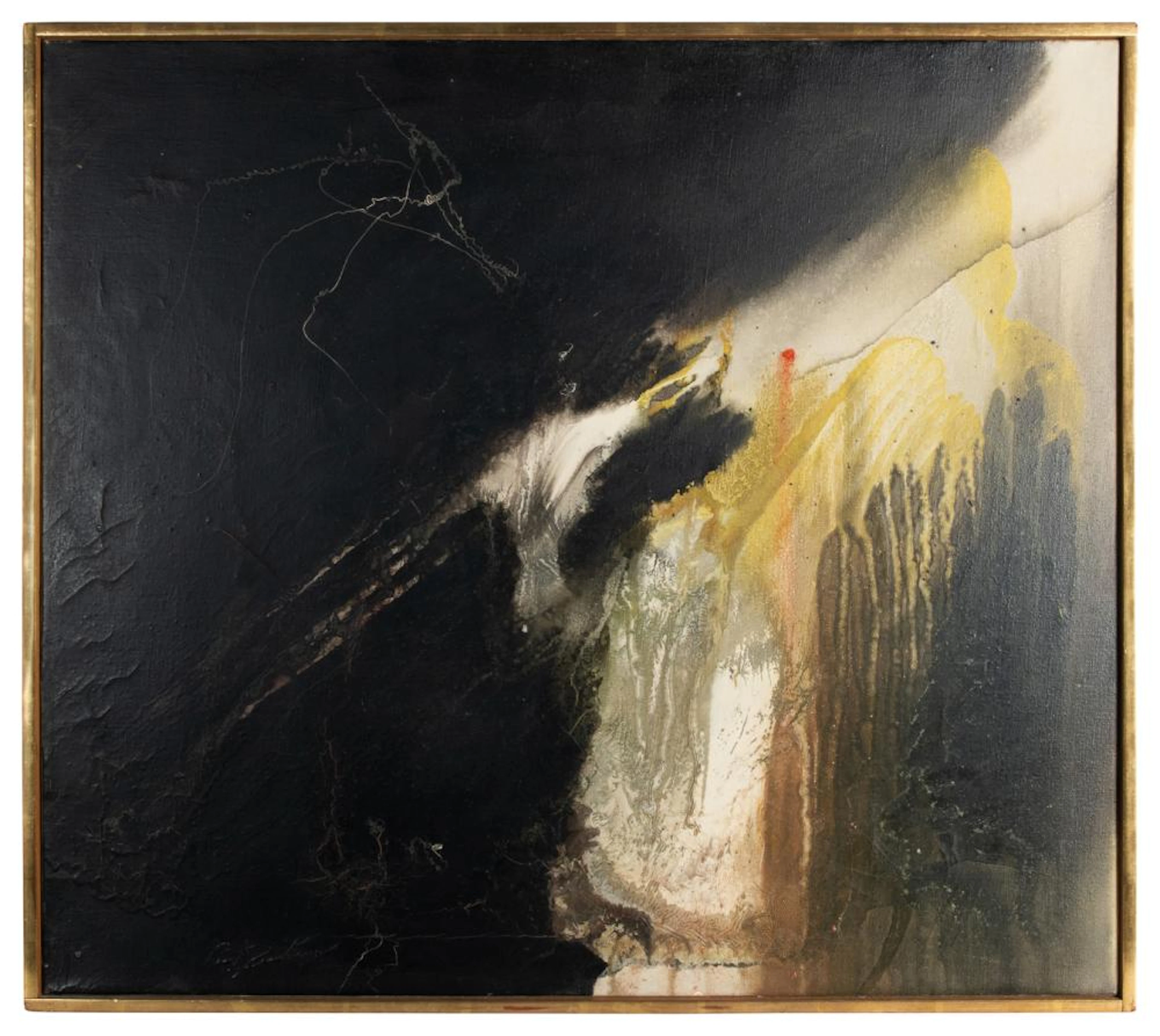 JENKINS, Paul (American, 1923-2012) Untitled. 1958. Oil on...