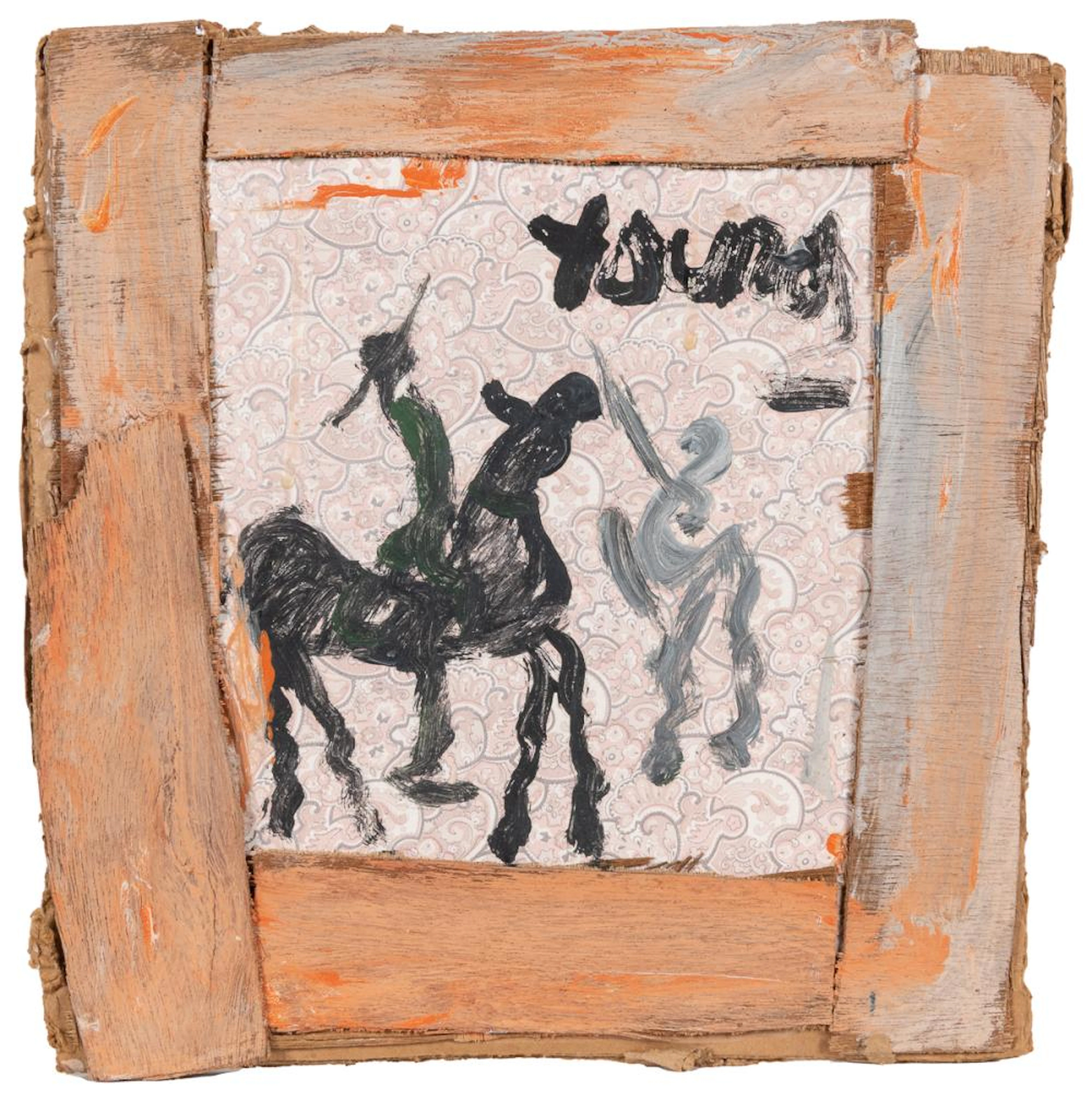 YOUNG, Purvis (American, 1943-2010). Untitled. (Figures) [C...