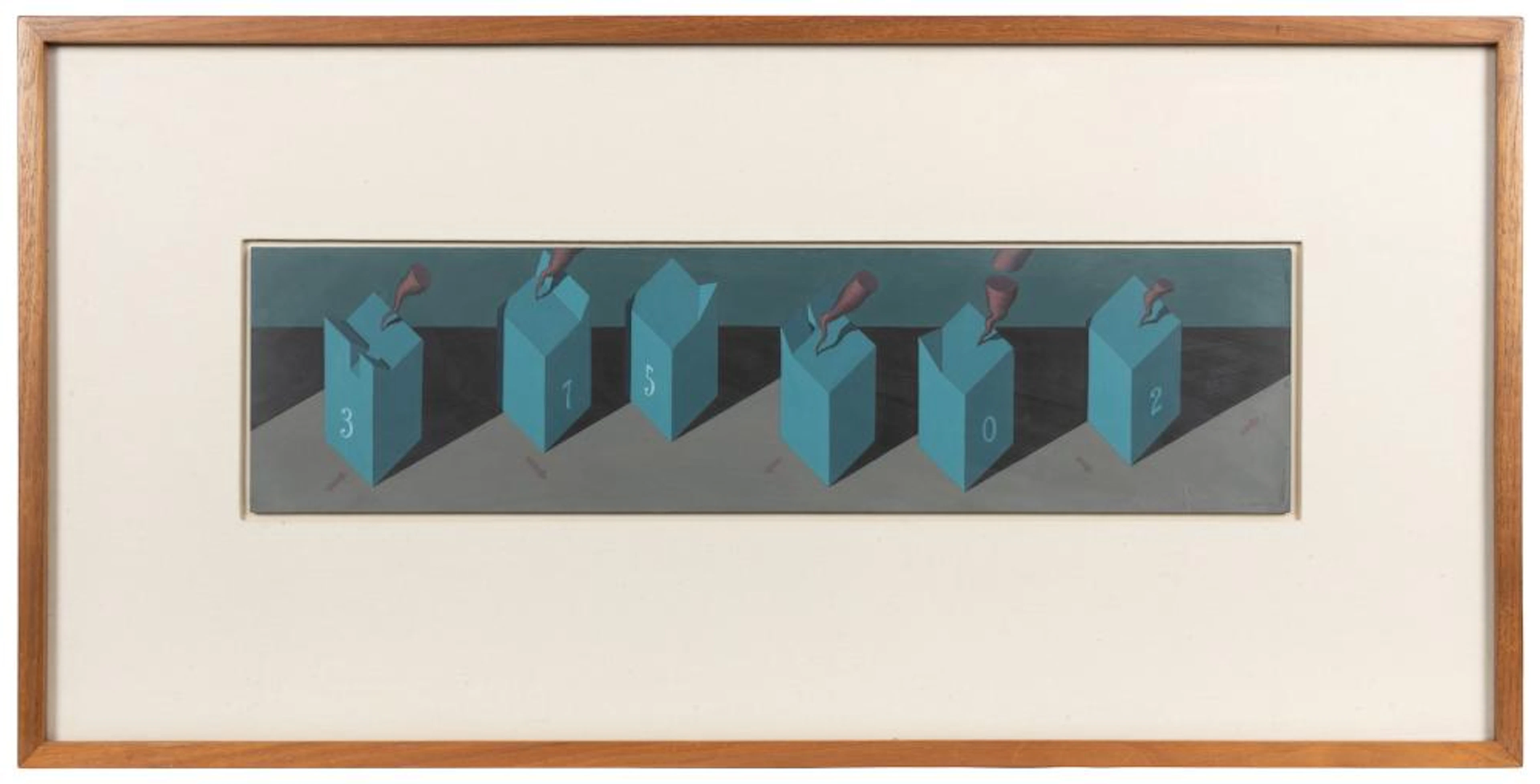 MIDDAUGH, Robert (American, 1935-2011). Abstract Numbered S...