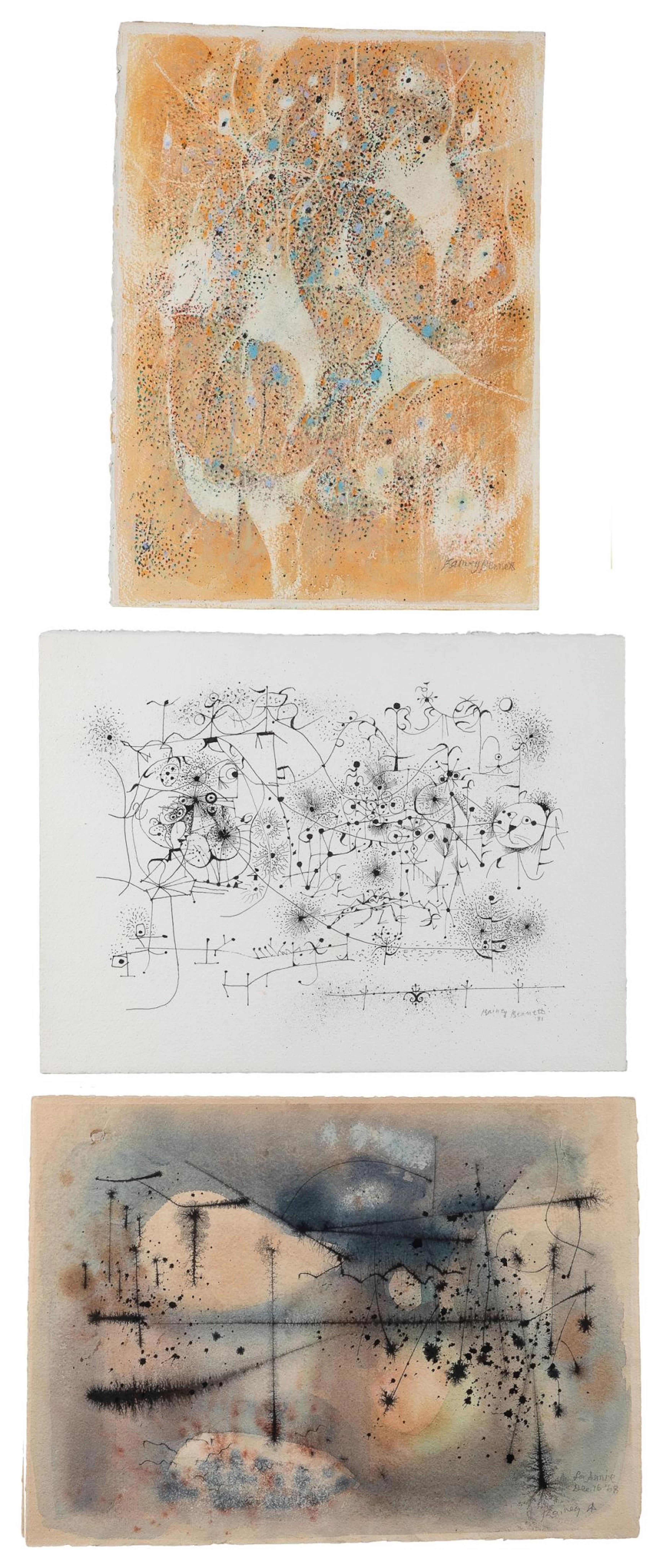 BENNETT, Rainey (American, 1907-1998). A Group of Three Ori...