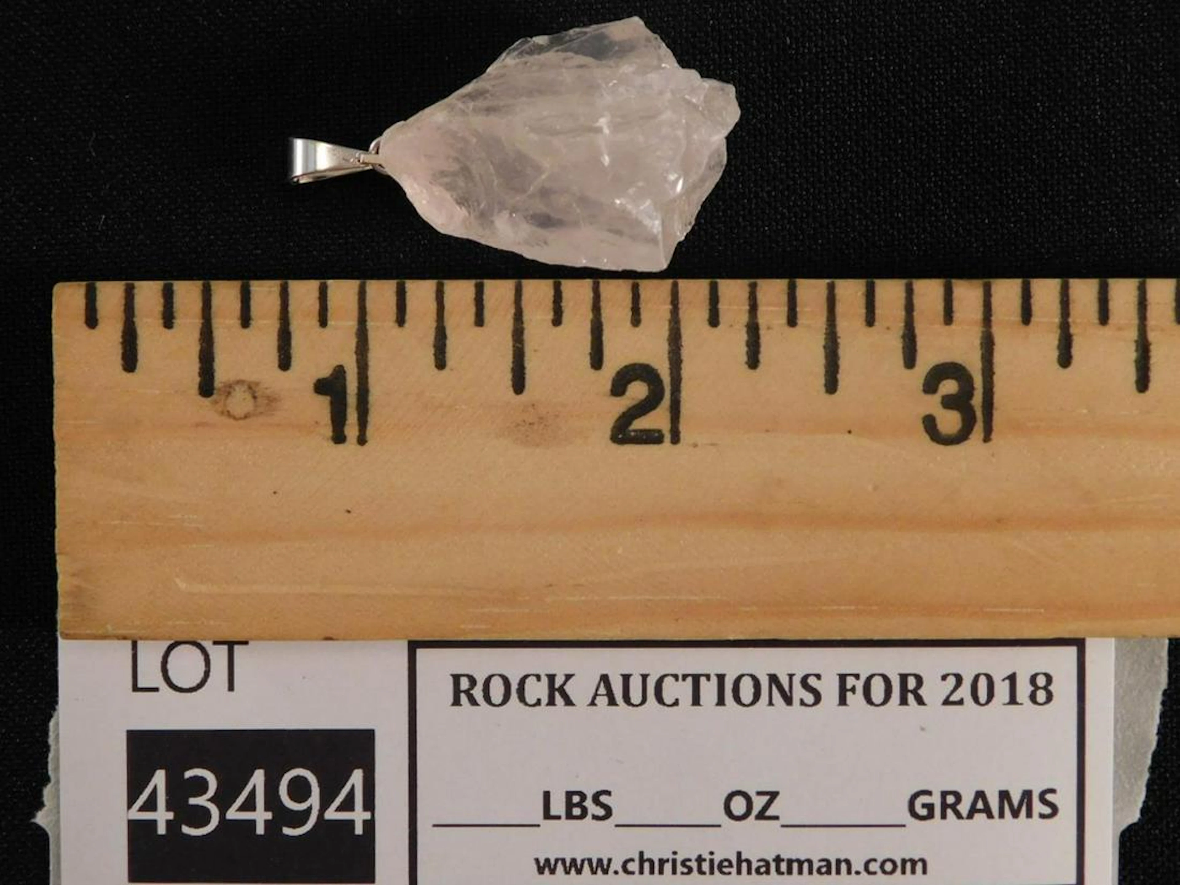 ROSE QUARTZ PENDANT ROCK STONE LAPIDARY SPECIME