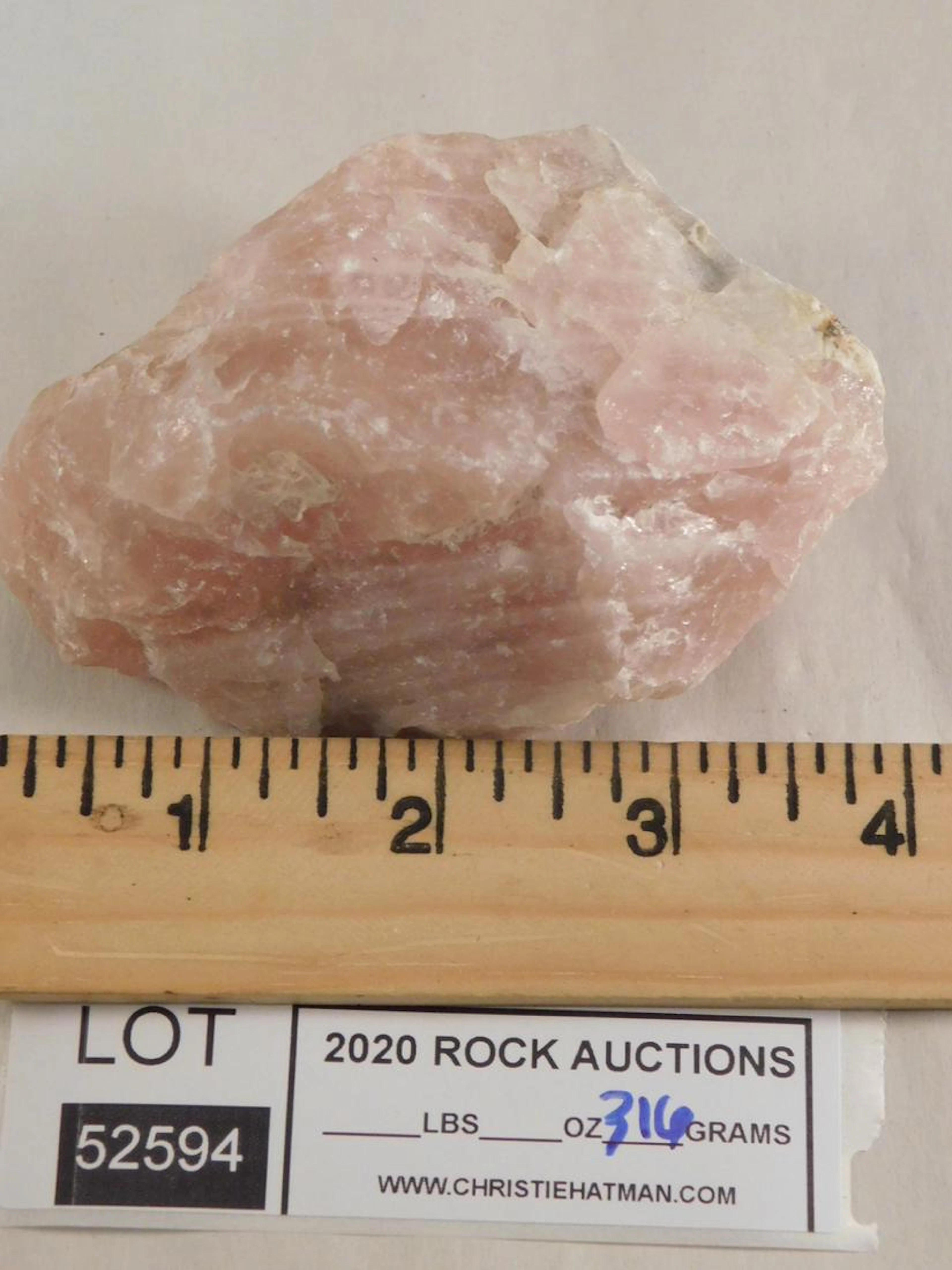 ROSE QUARTZ ROCK STONE LAPIDARY SPECIME