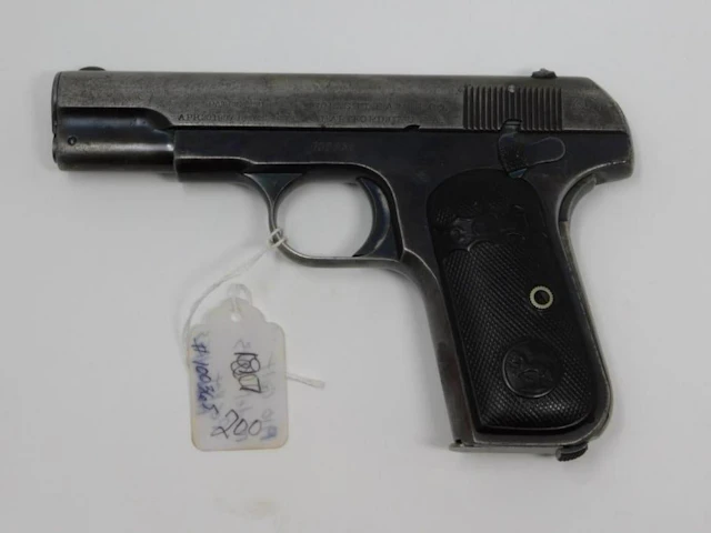 1910 Colt Model 1903 Pocket Hamerless .32 Gun Estate