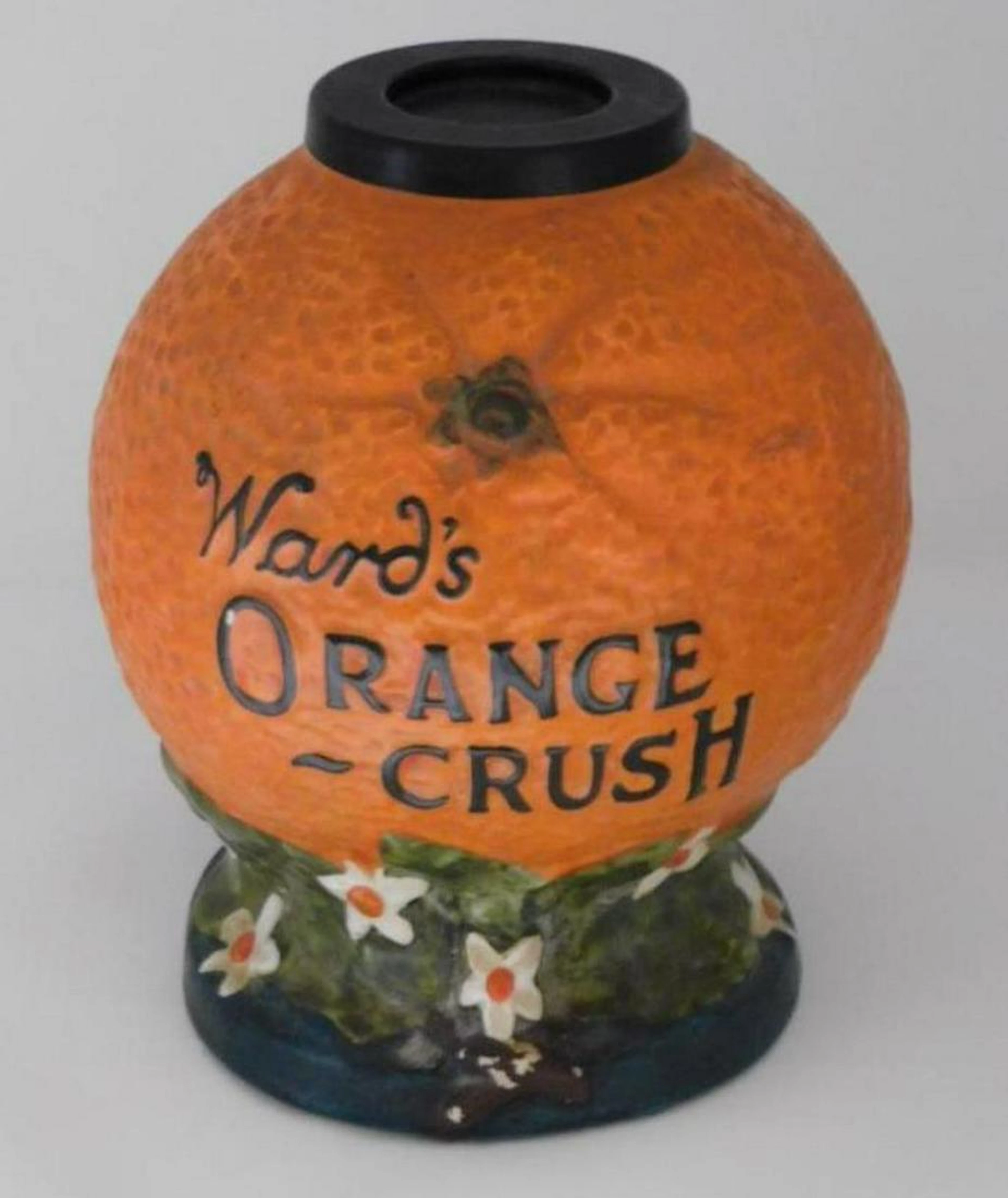 WARD'S ORANGE CRUSH SYRUP DISPENSER ADVERTISING
