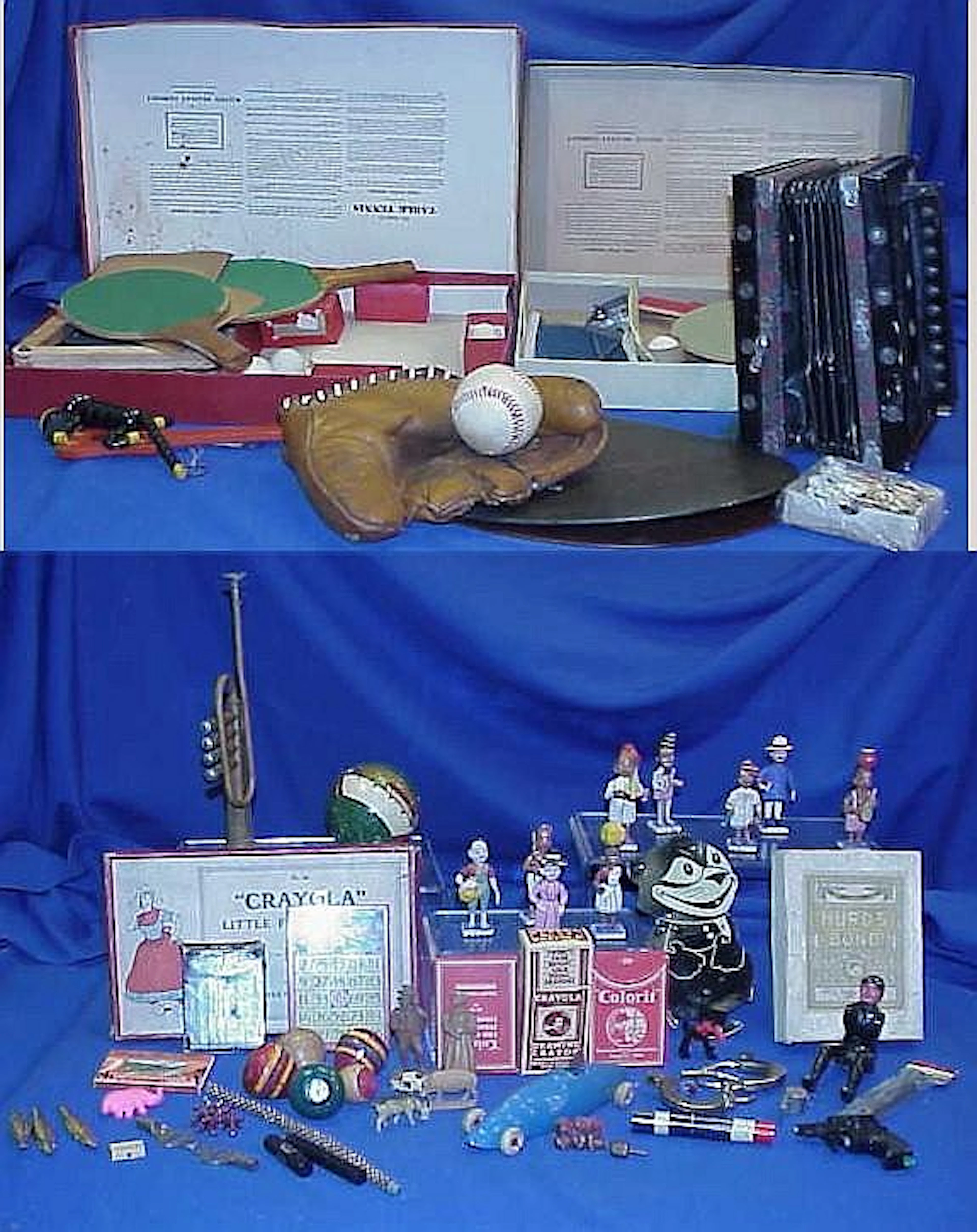 Vintage toys including: a Fisher Price "Pop-Up