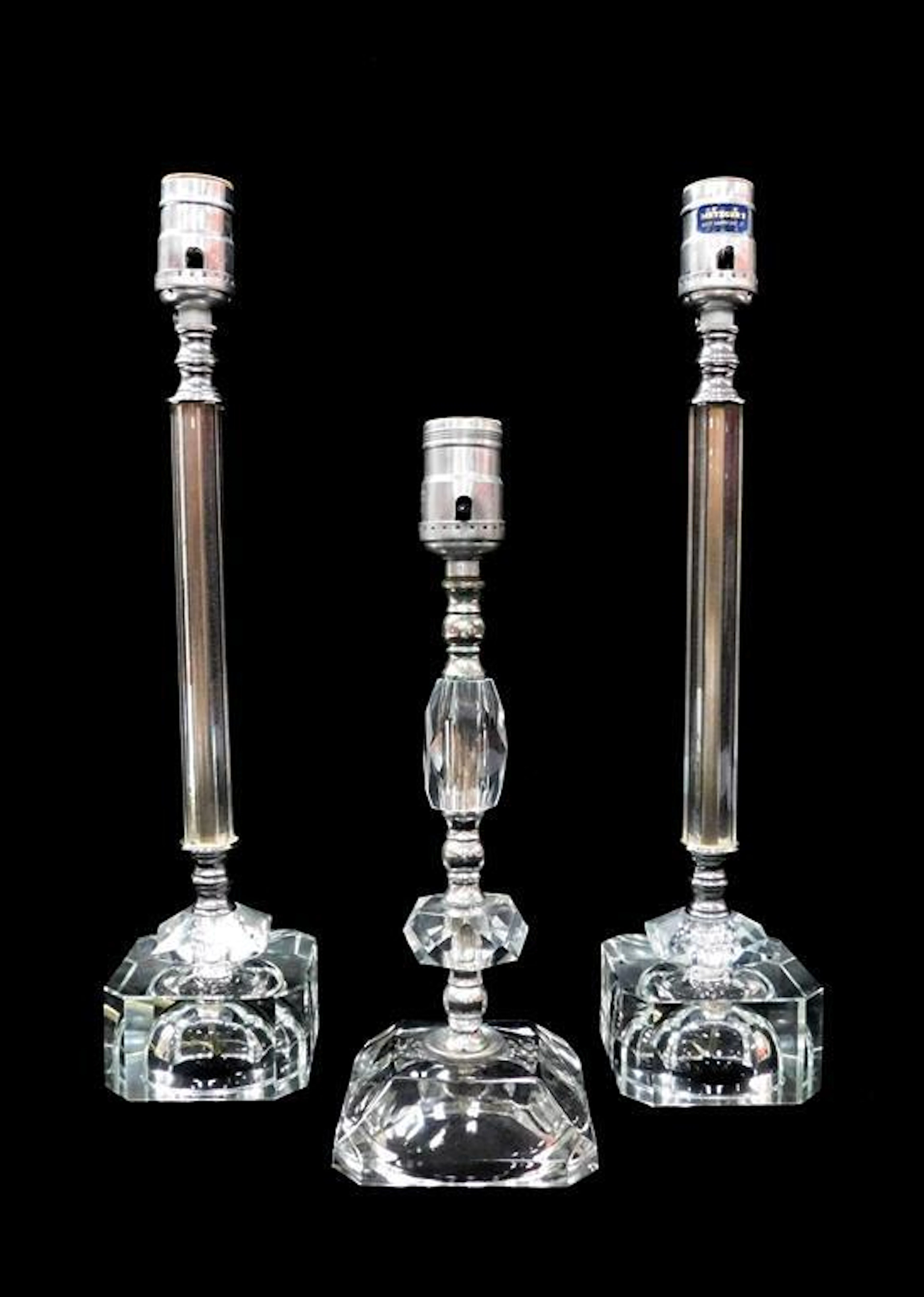LAMPS: Three 20th C