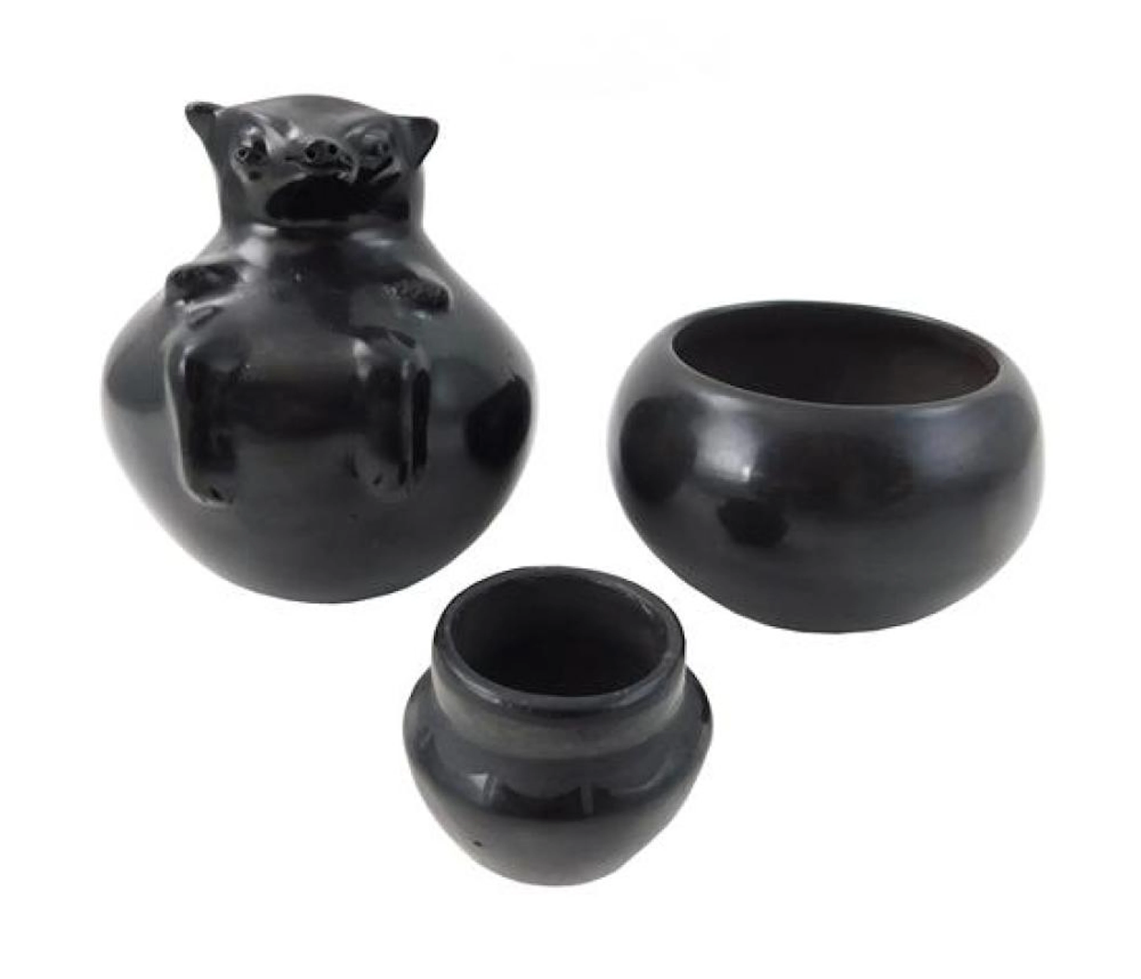 Three Southwest pottery pieces