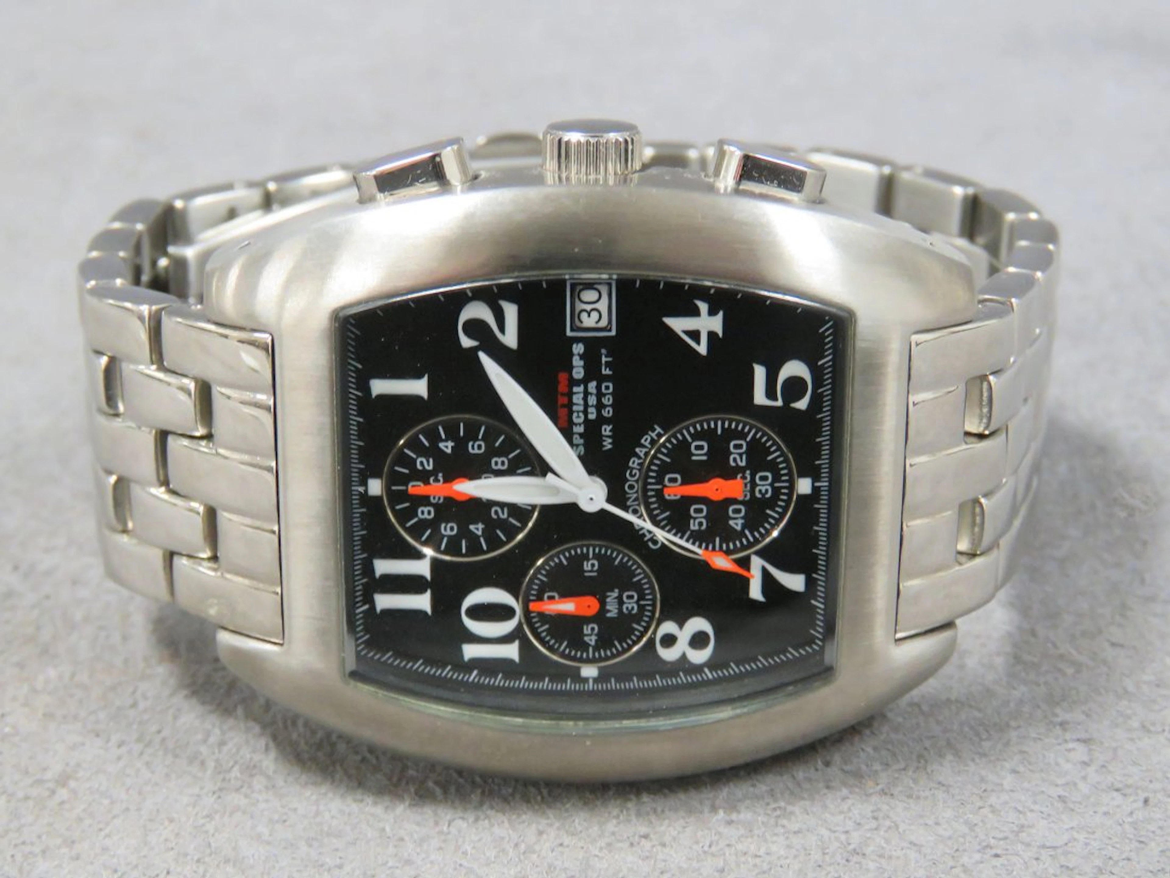 MTM STAINLESS SPECIAL OPS TACTICAL WRISTWATCH