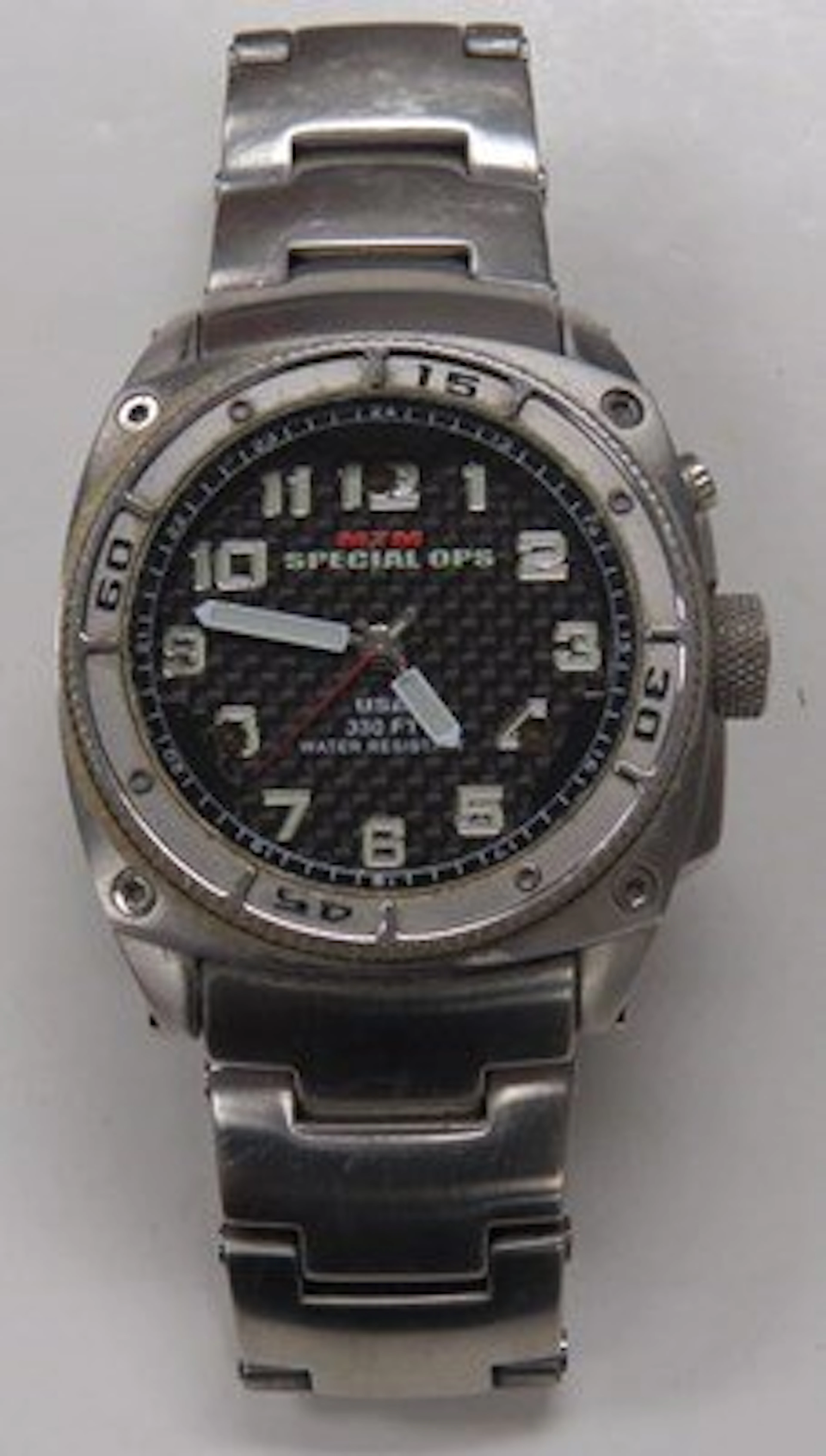 MTM STAINLESS SPECIAL OPS TACTICAL WRISTWATCH