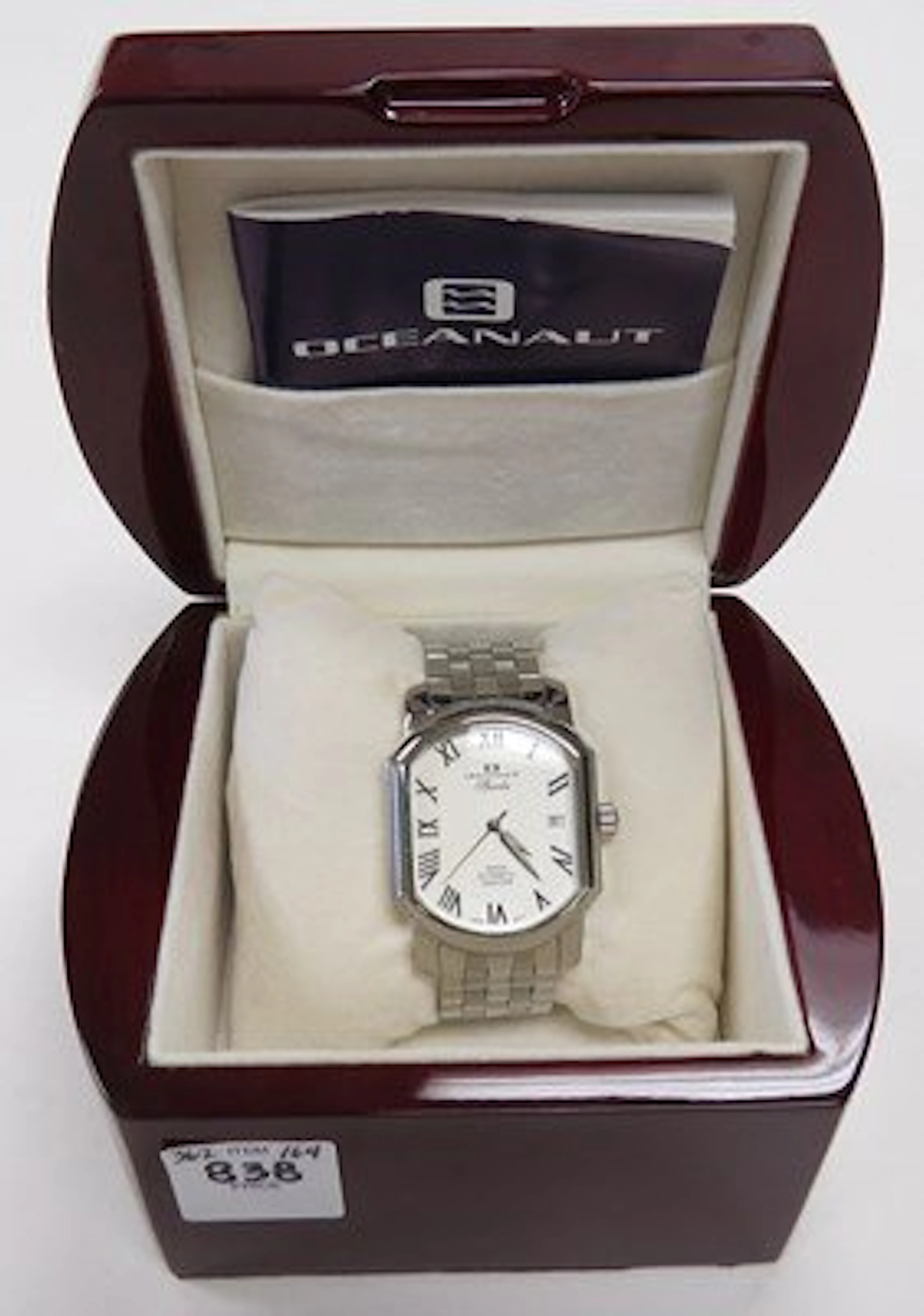 OCEANAUT STAINLESS SPADA DATE JUST AUTOMATIC WATCH