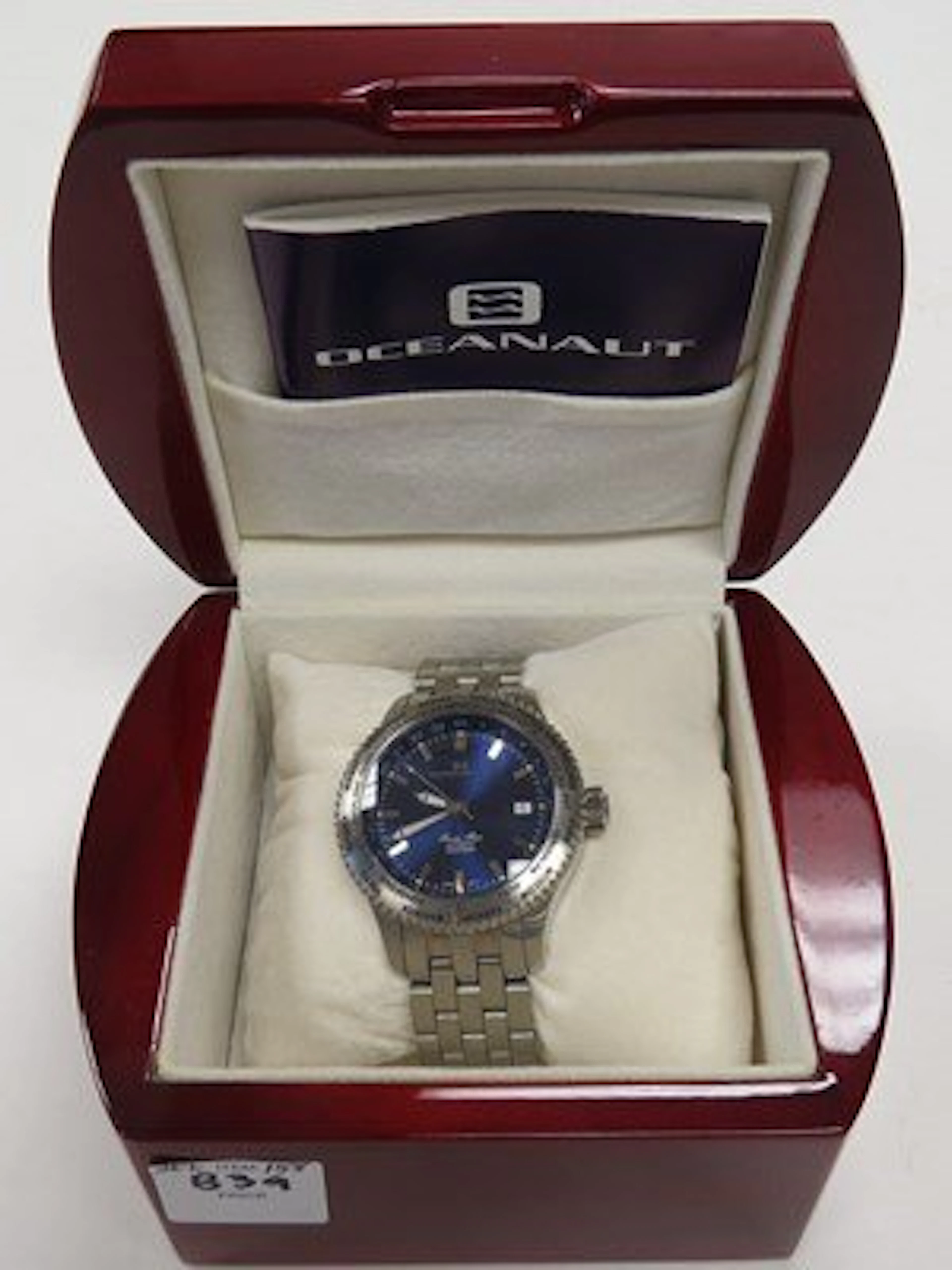 OCEANAUT STAINLESS "SEVEN SEAS" WORLD TIME WATCH