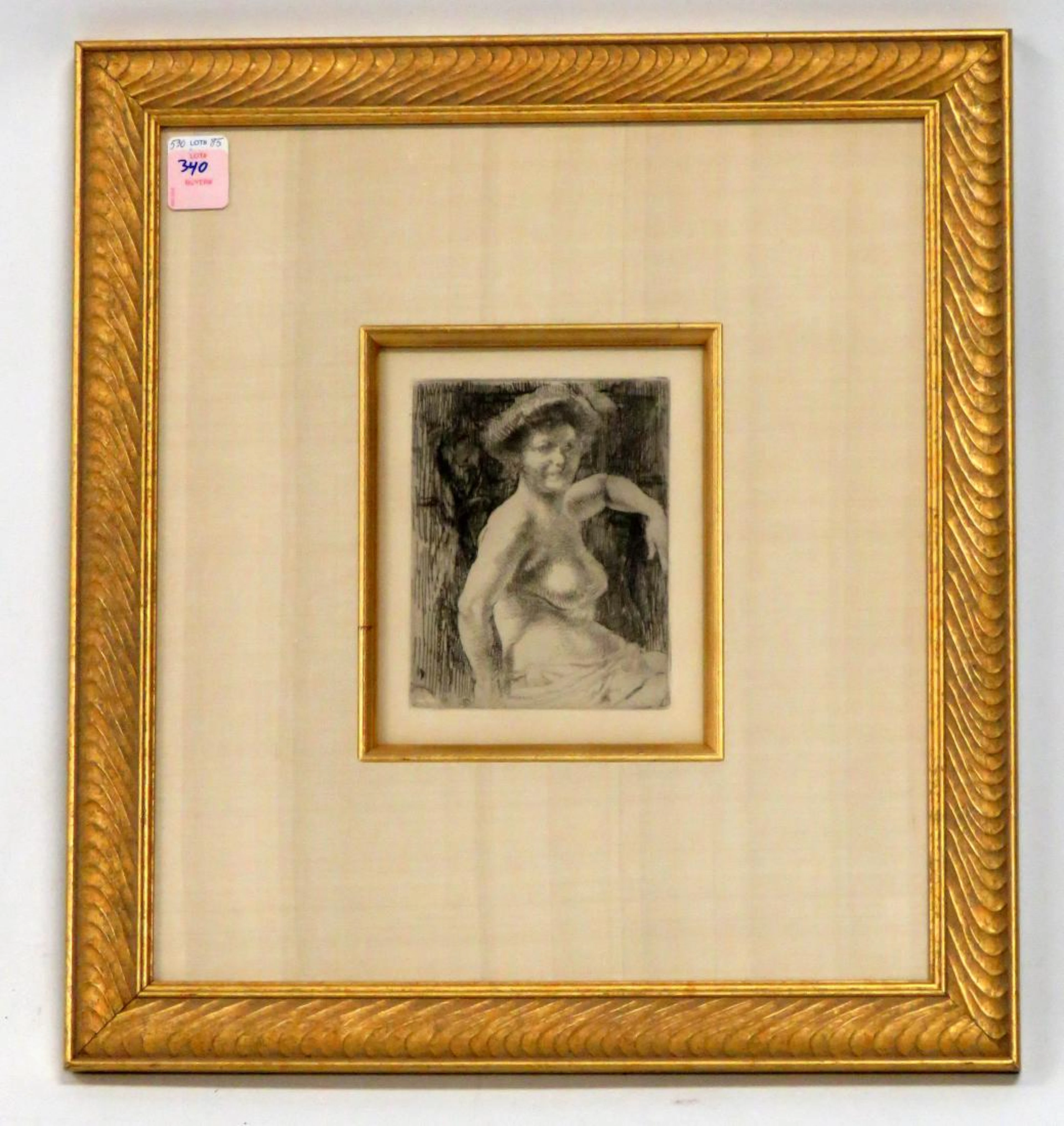 PAUL-ALBERT BESNARD (FRENCH 1849-1934), ETCHING