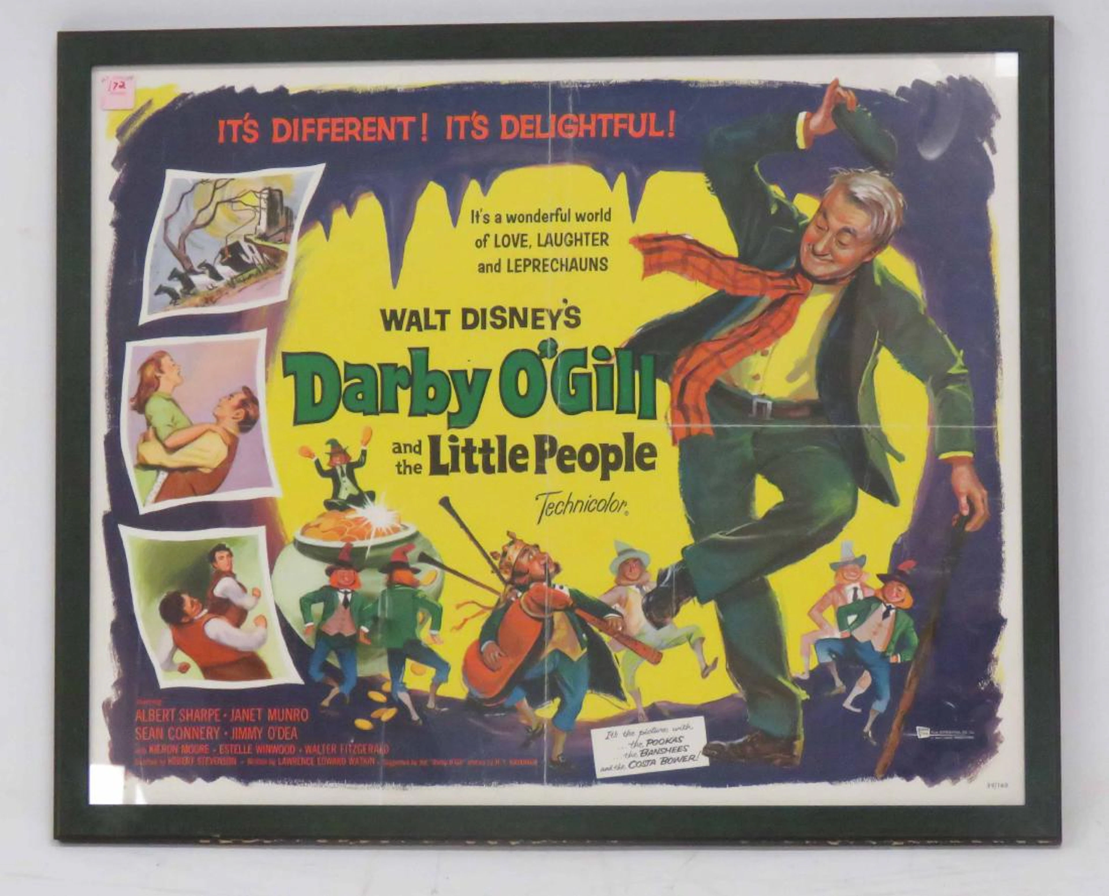 Original offset lithographic movie poster, walt
