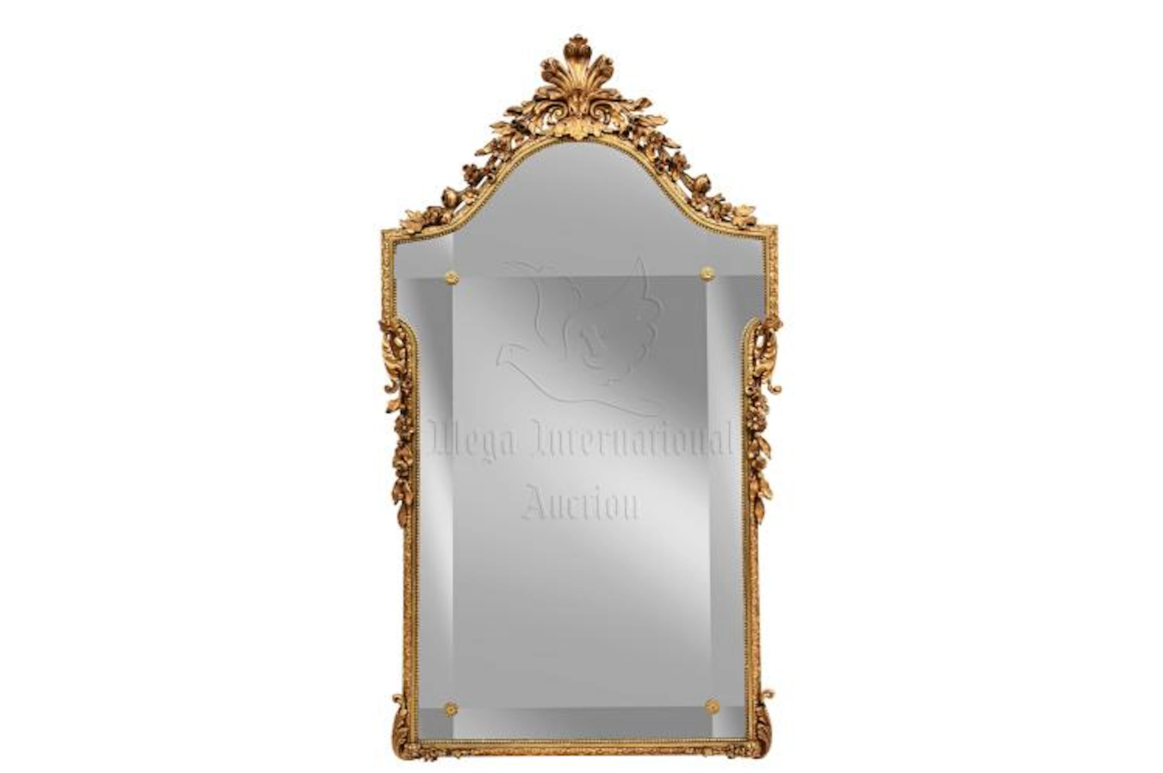 LOUIS XV STYLE GOLDLEAF MIRROR