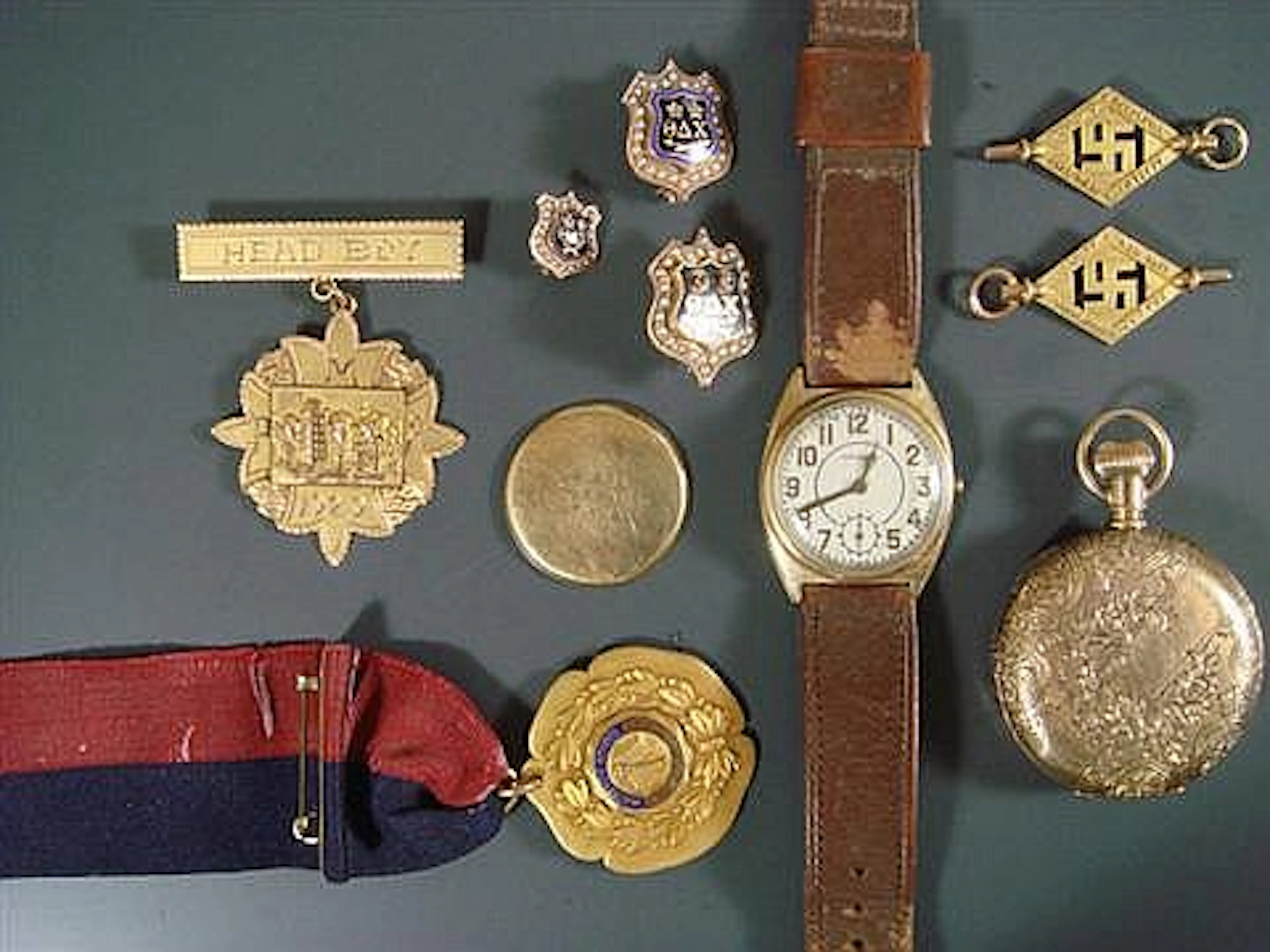 SS Titanic survivor's jewelry & ephemera lot
