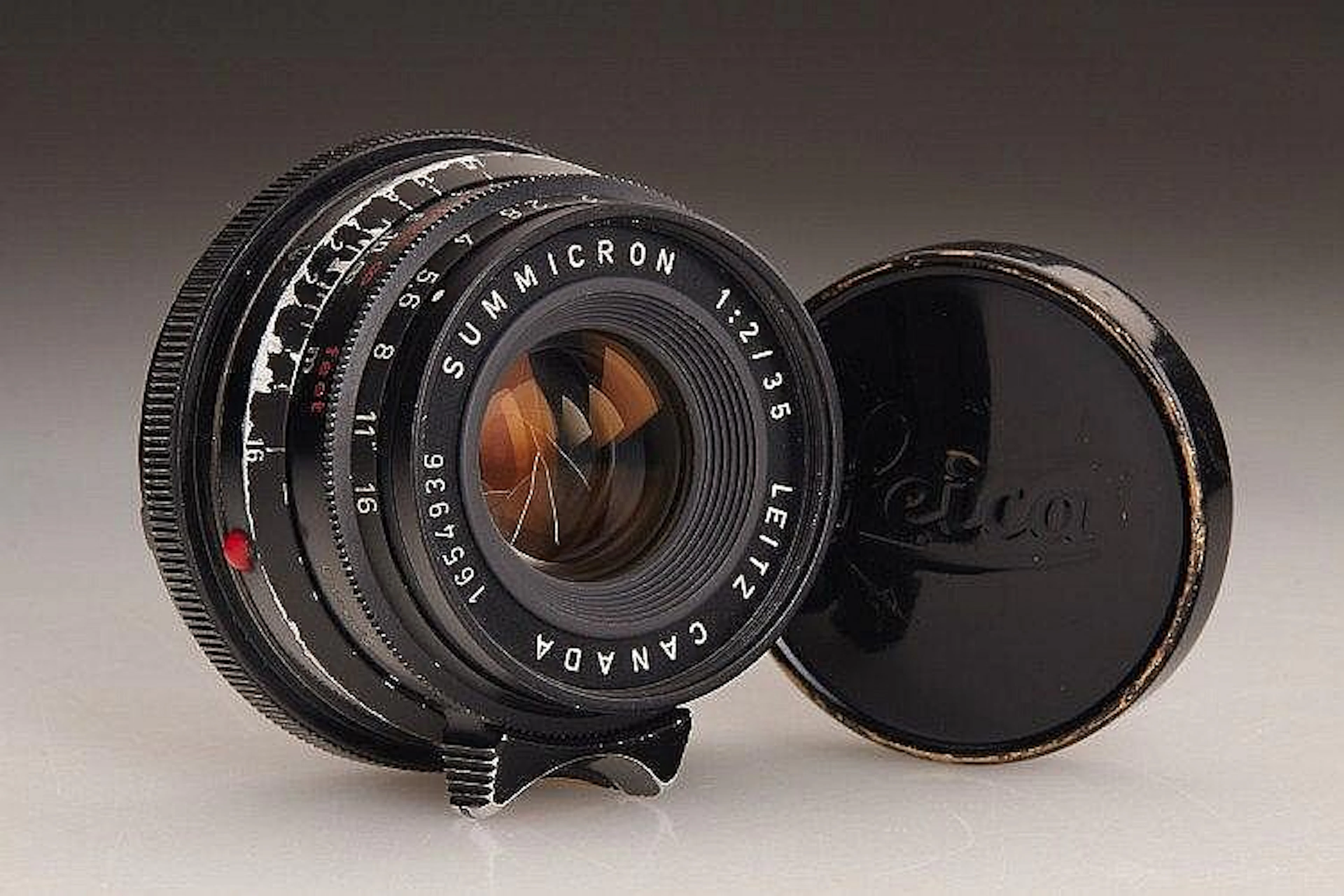 Summicron 2/35mm black paint, 1959, no.1654936