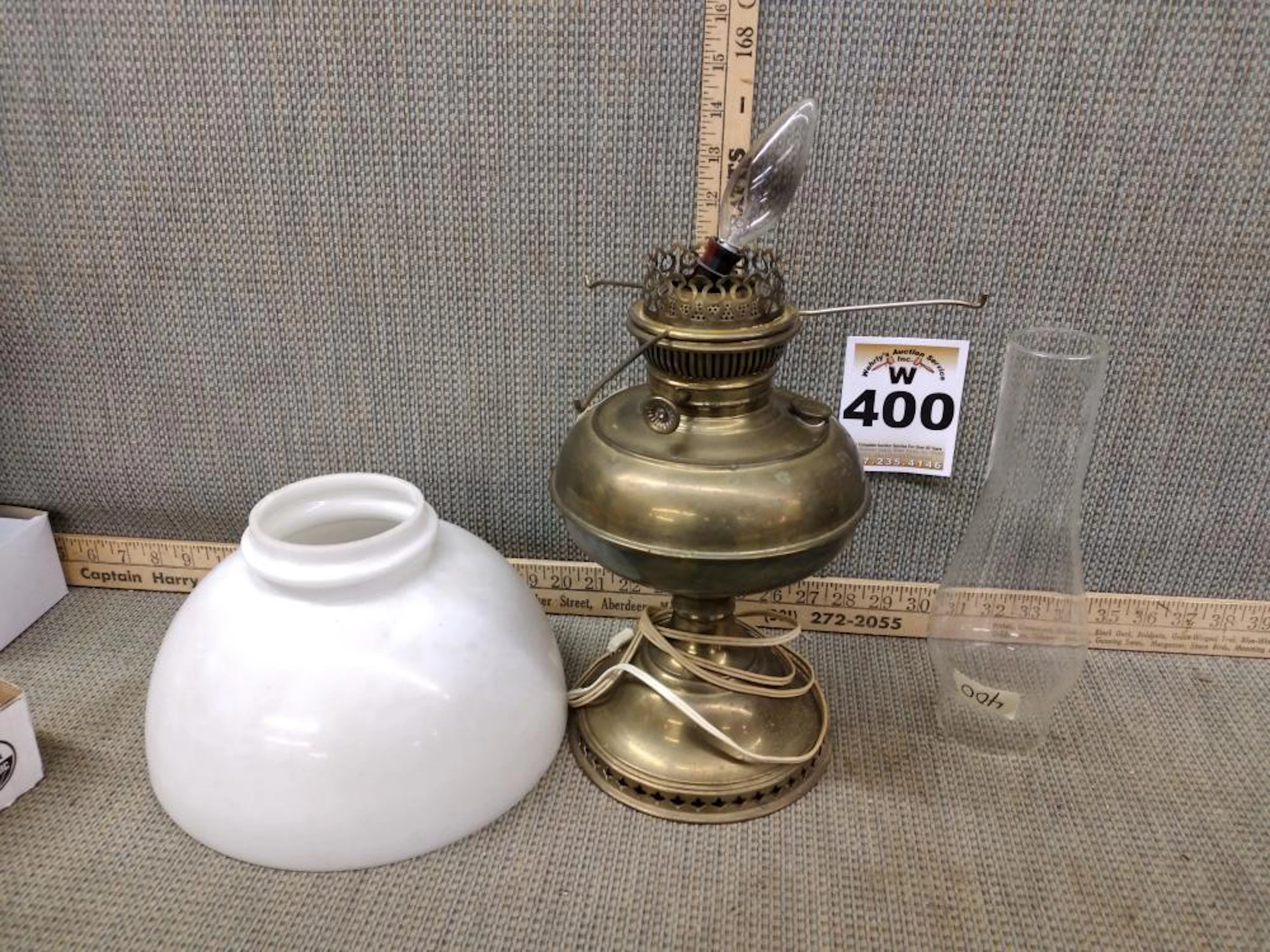 Electrified rayo Oil Lamp