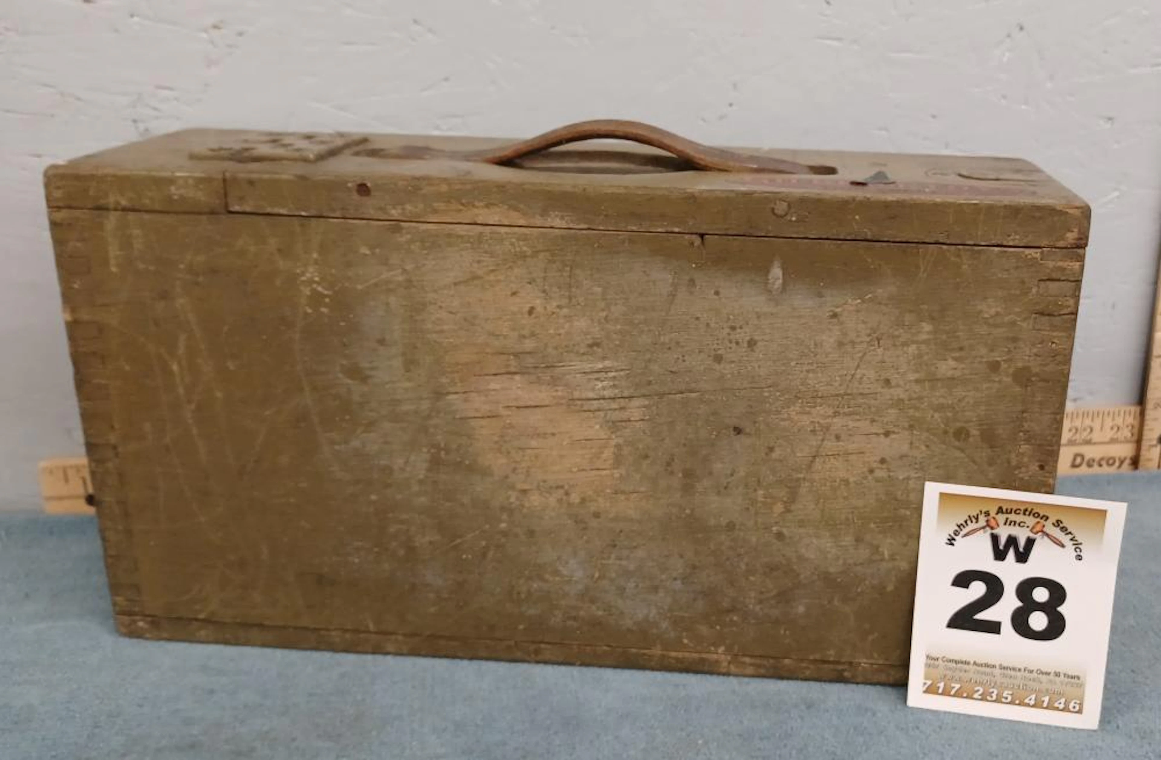 Wooden Gilbert Toy Tool Box