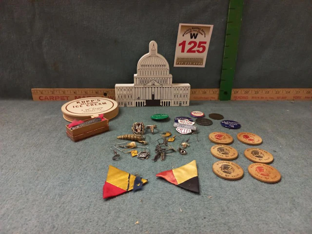 Kupp's Ice Cream Lids/earrings/Wooden Nickels