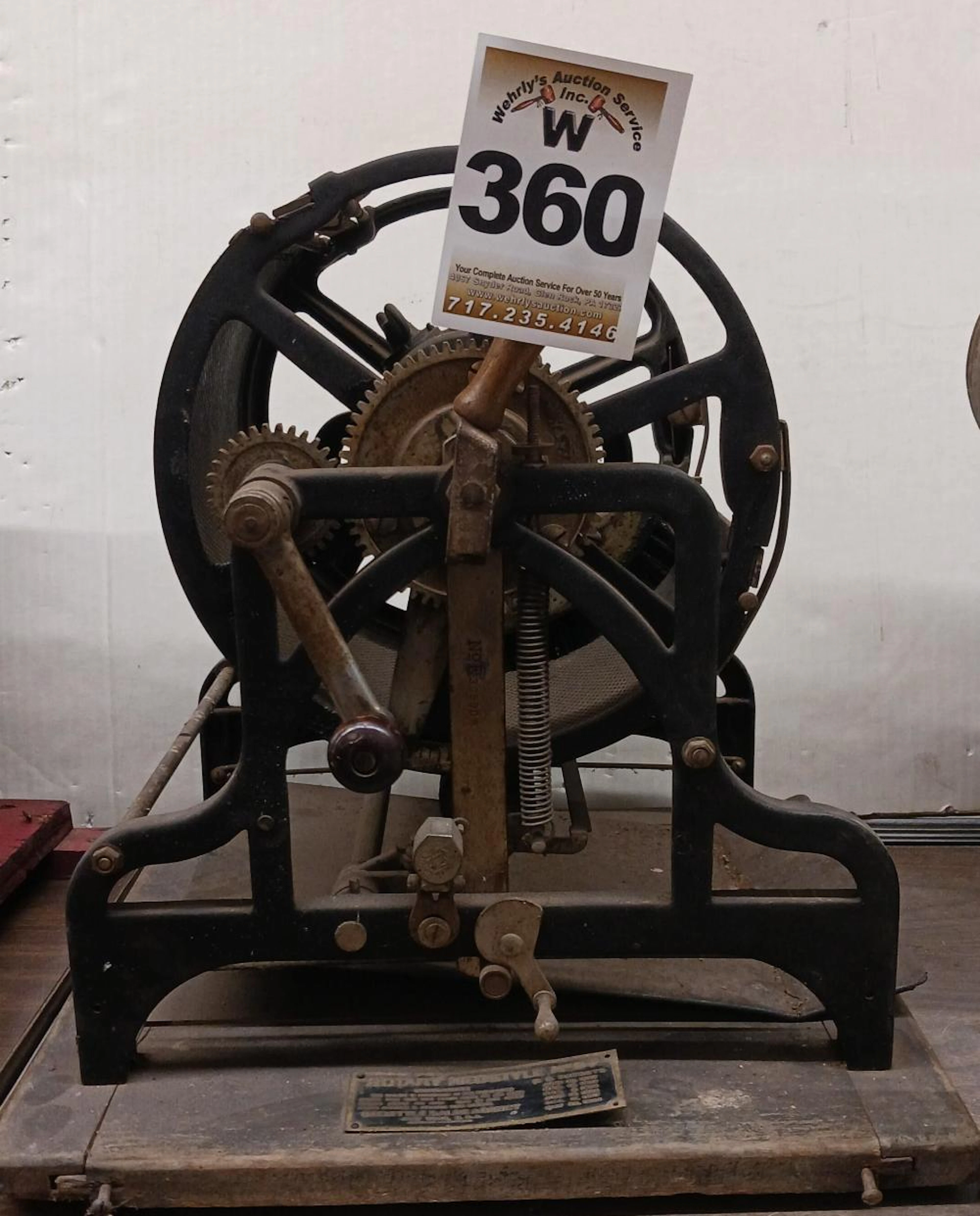 Rotary Neostyle, Last Pat. 1909