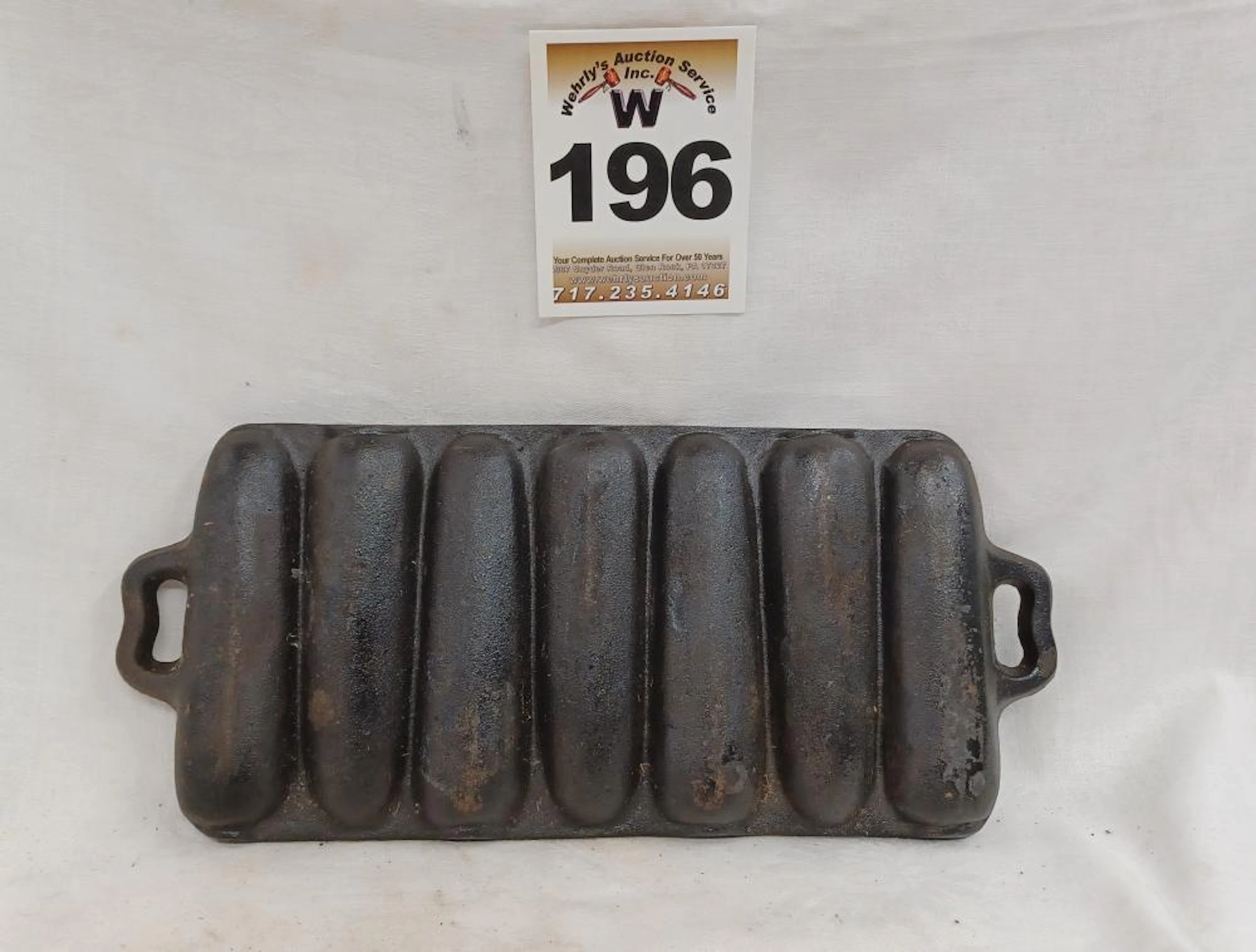 Cast Iron Cornbread Pan - Unmarked