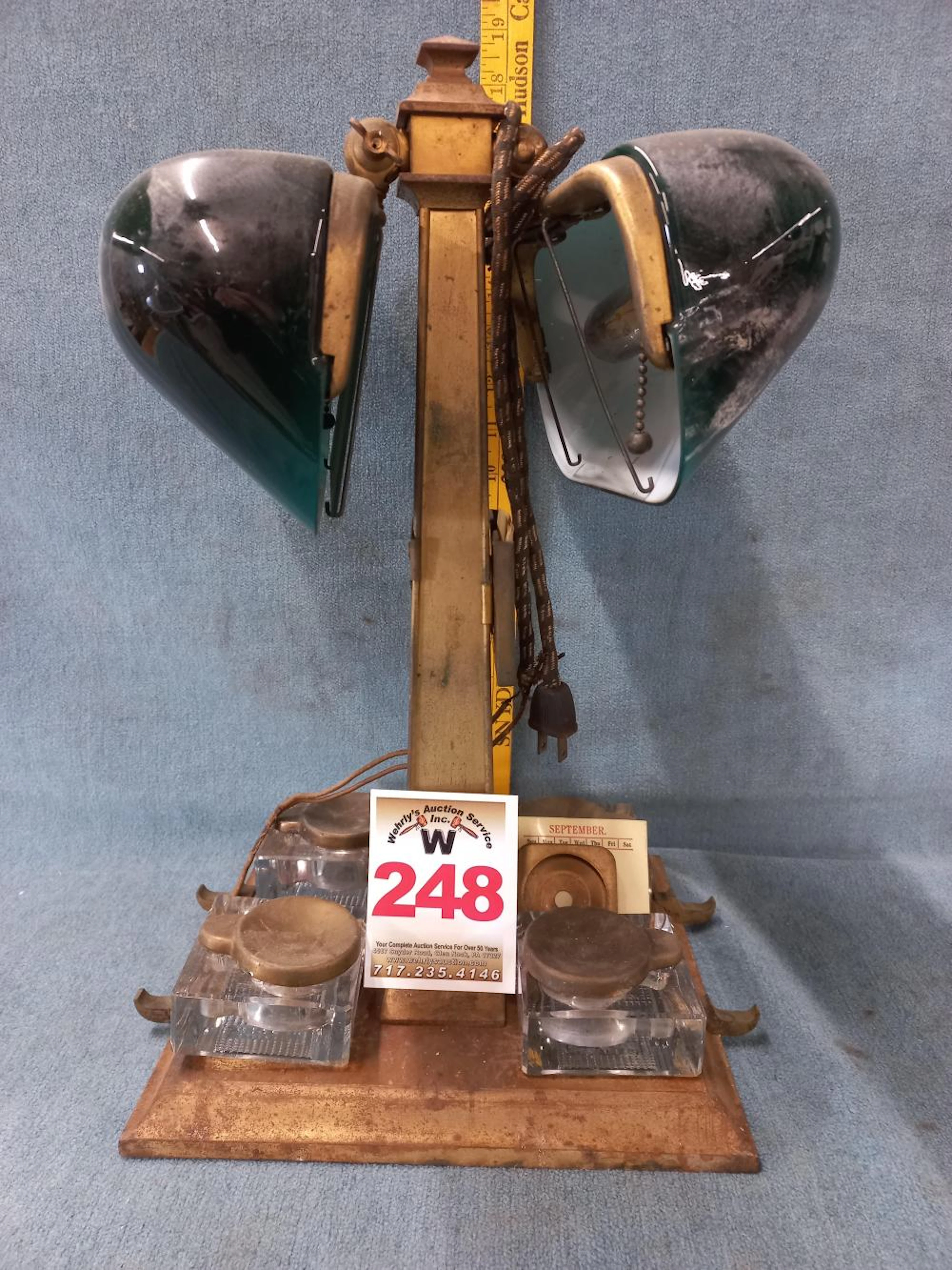 Emeralite desk set / Elicker's Garage