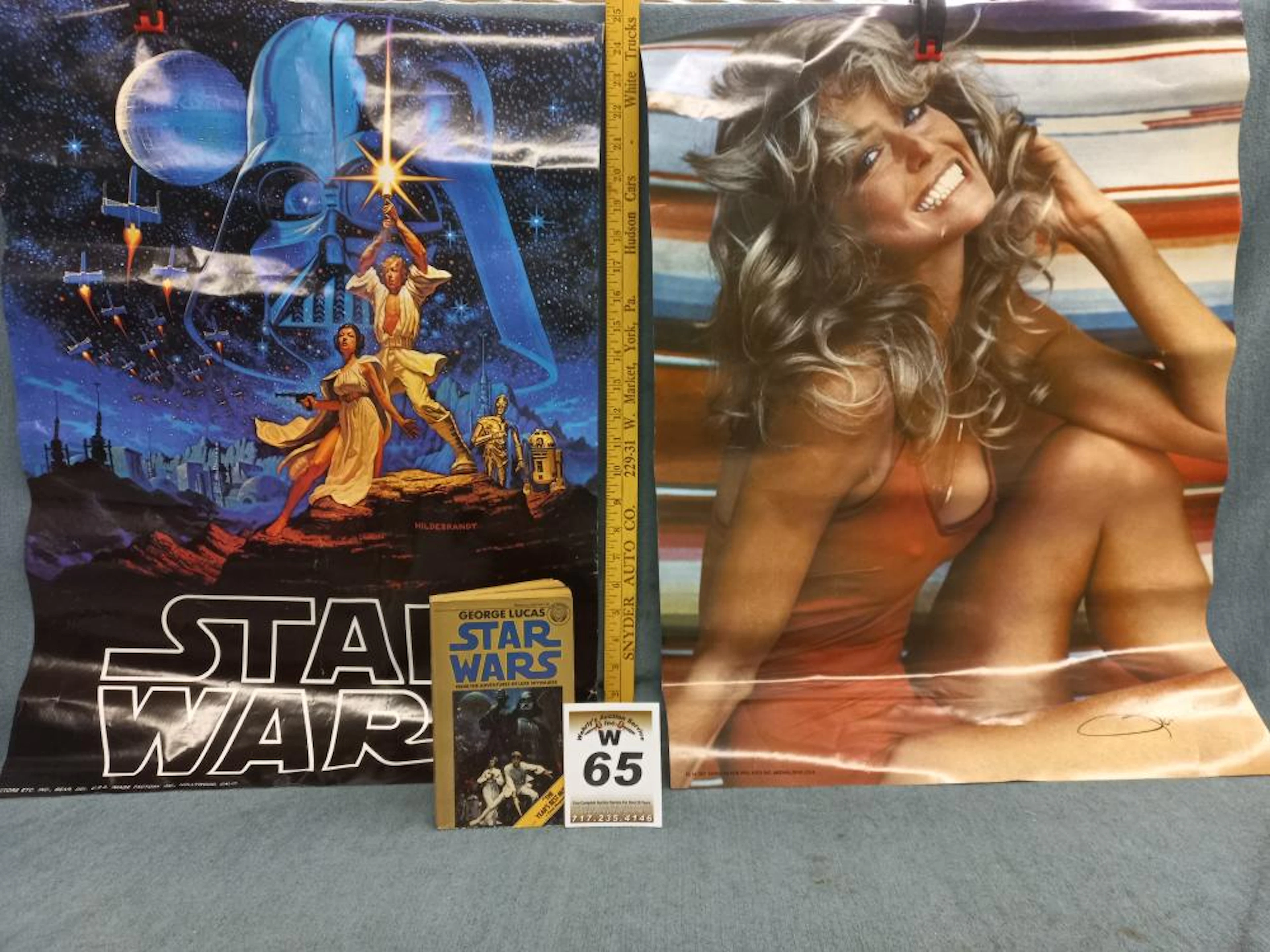 Star Wars Poster, Farrah Fawcett Poster and Star