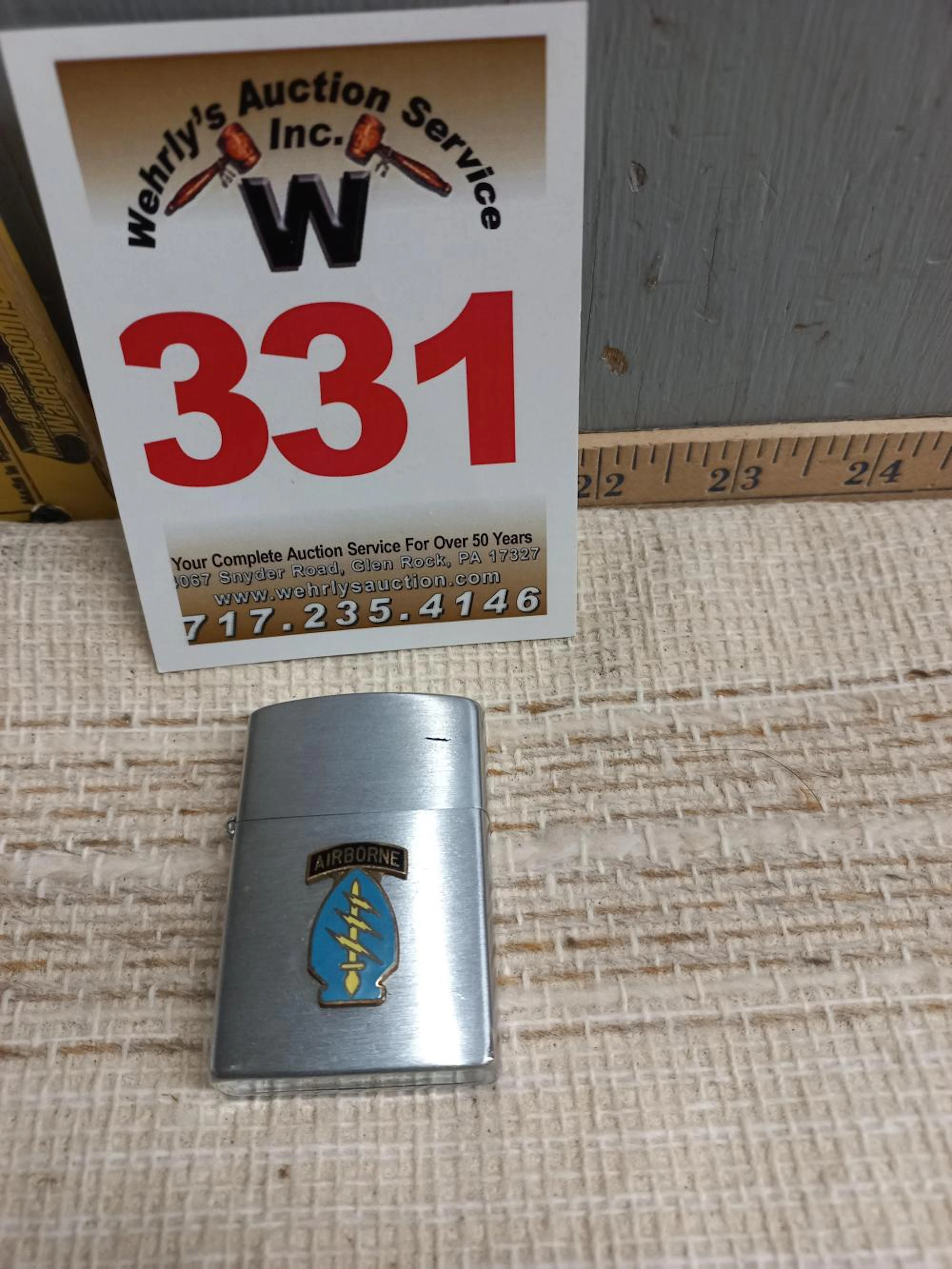 Airborne 1st SF Vietnam Pocket Lighter