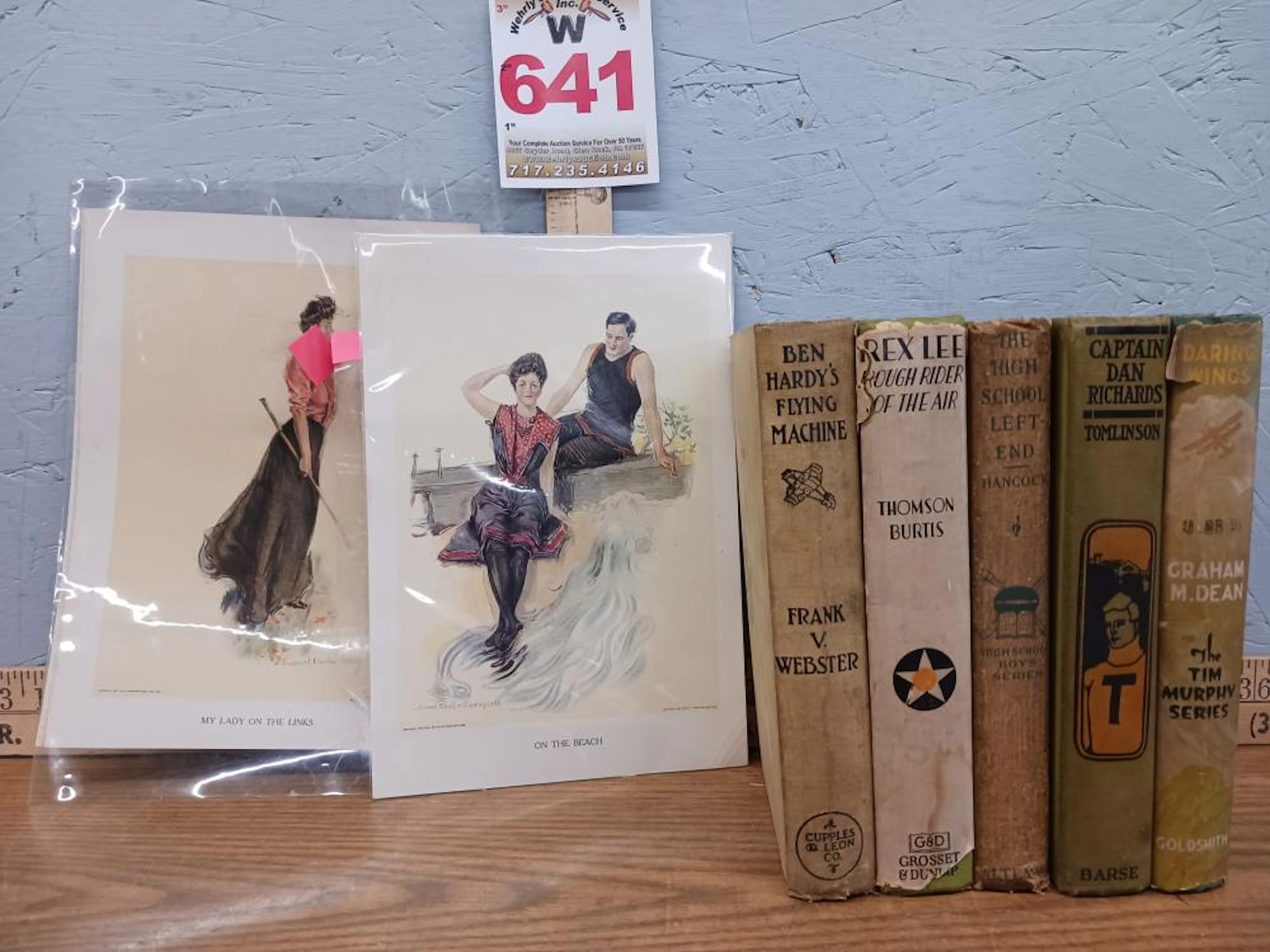 5 Books/2 Prints: "My Lady on the Links"/"On the